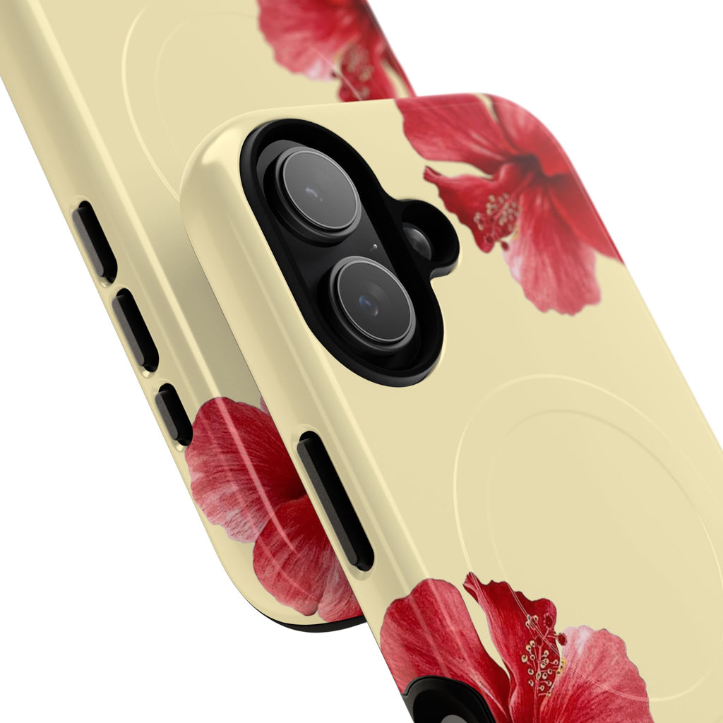 Hibiscus floral (Jaune tendre) (Magsafe)