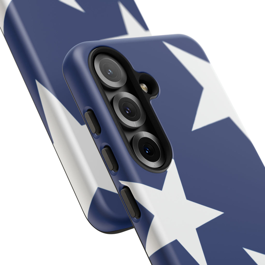 Star Bloom (White in Blue)