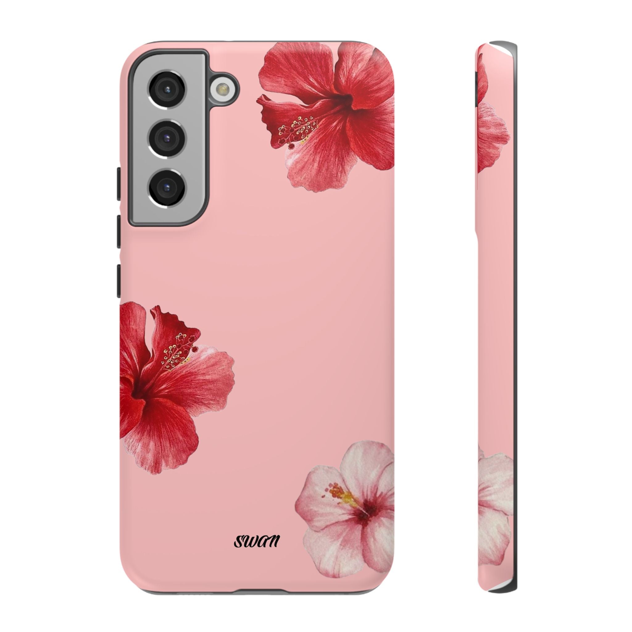 Blühender Hibiskus (Rosa)