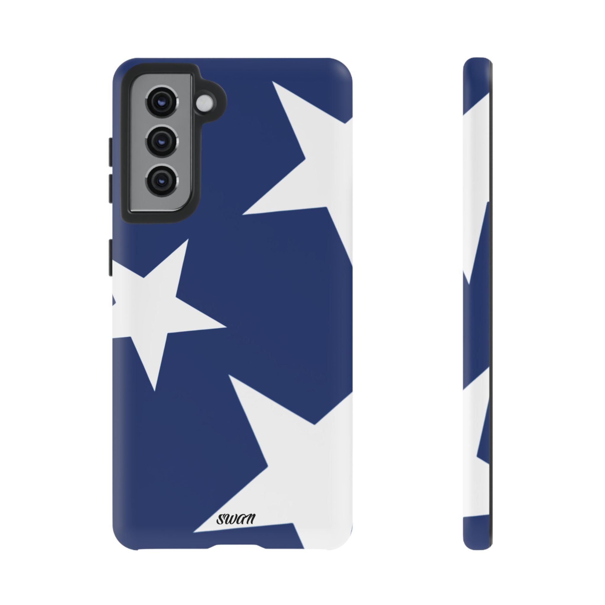 Star Bloom (White in Blue)