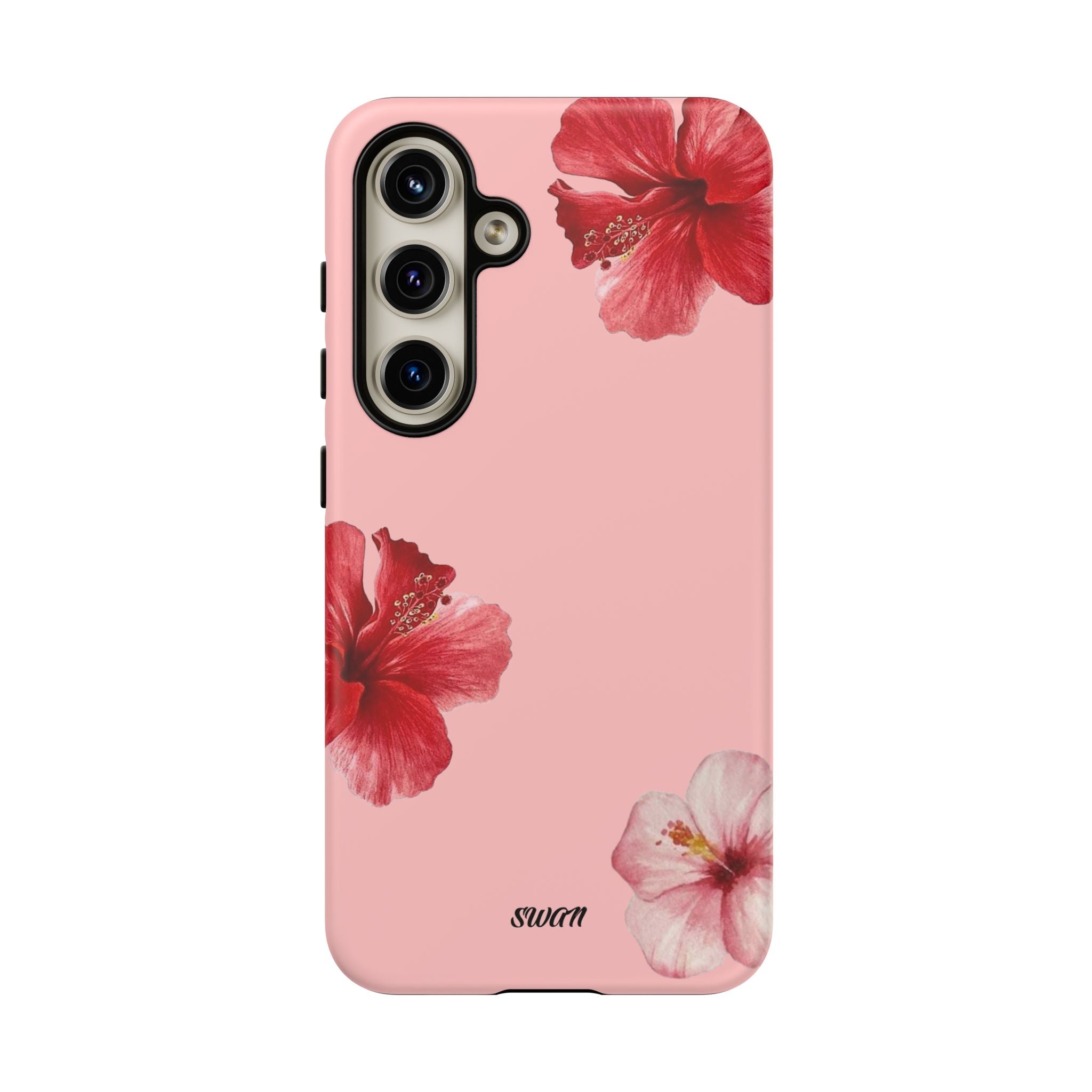 Blühender Hibiskus (Rosa)