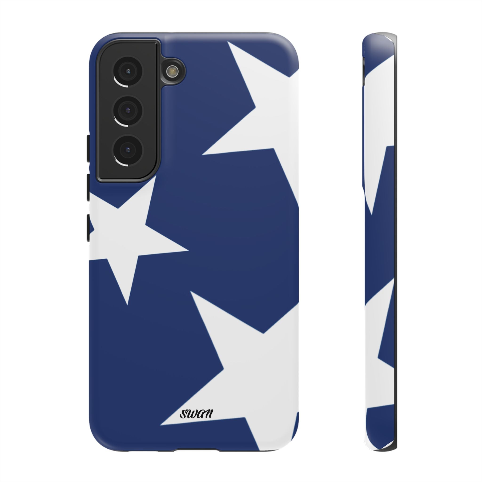 Star Bloom (White in Blue)