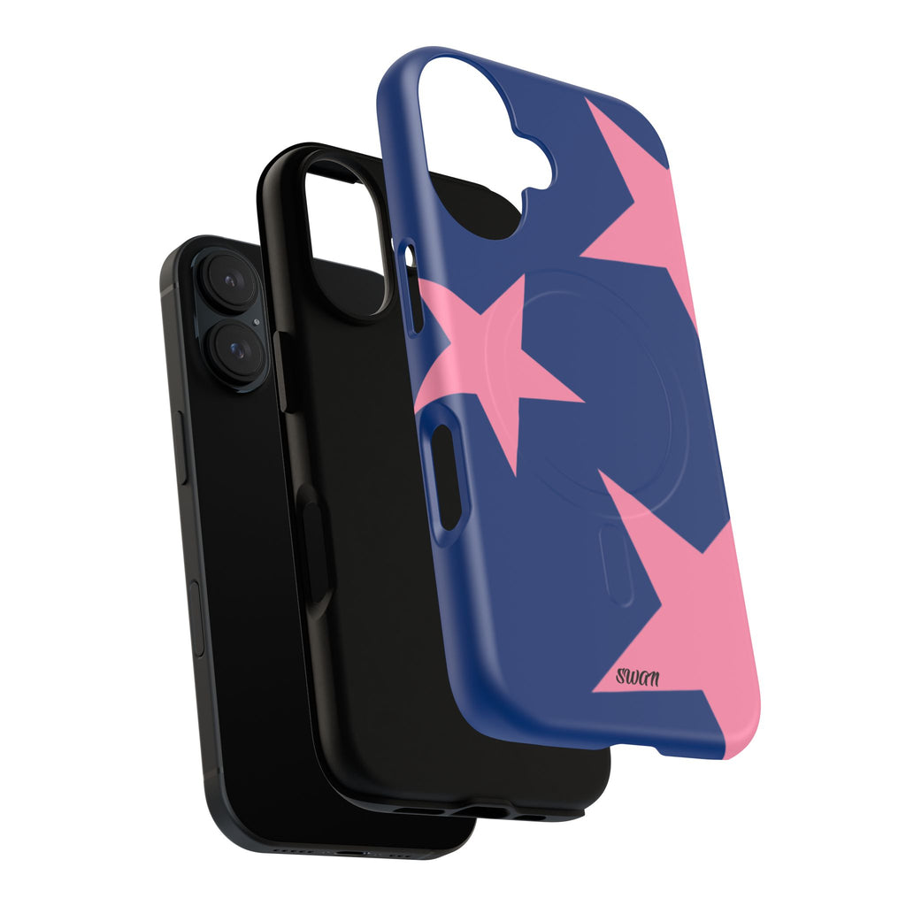 Star Bloom (Pink in Blue) (Magsafe)