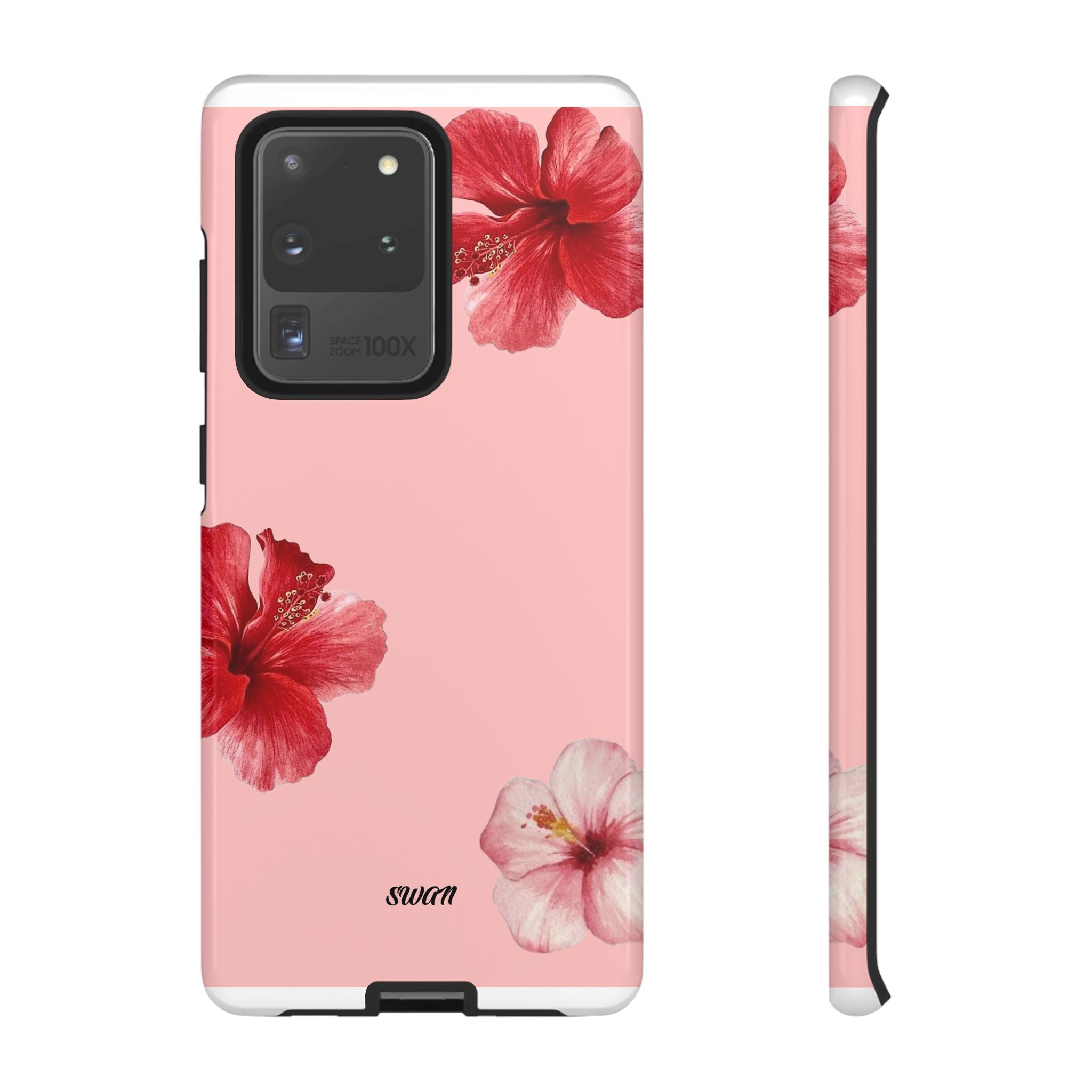 Blühender Hibiskus (Rosa)