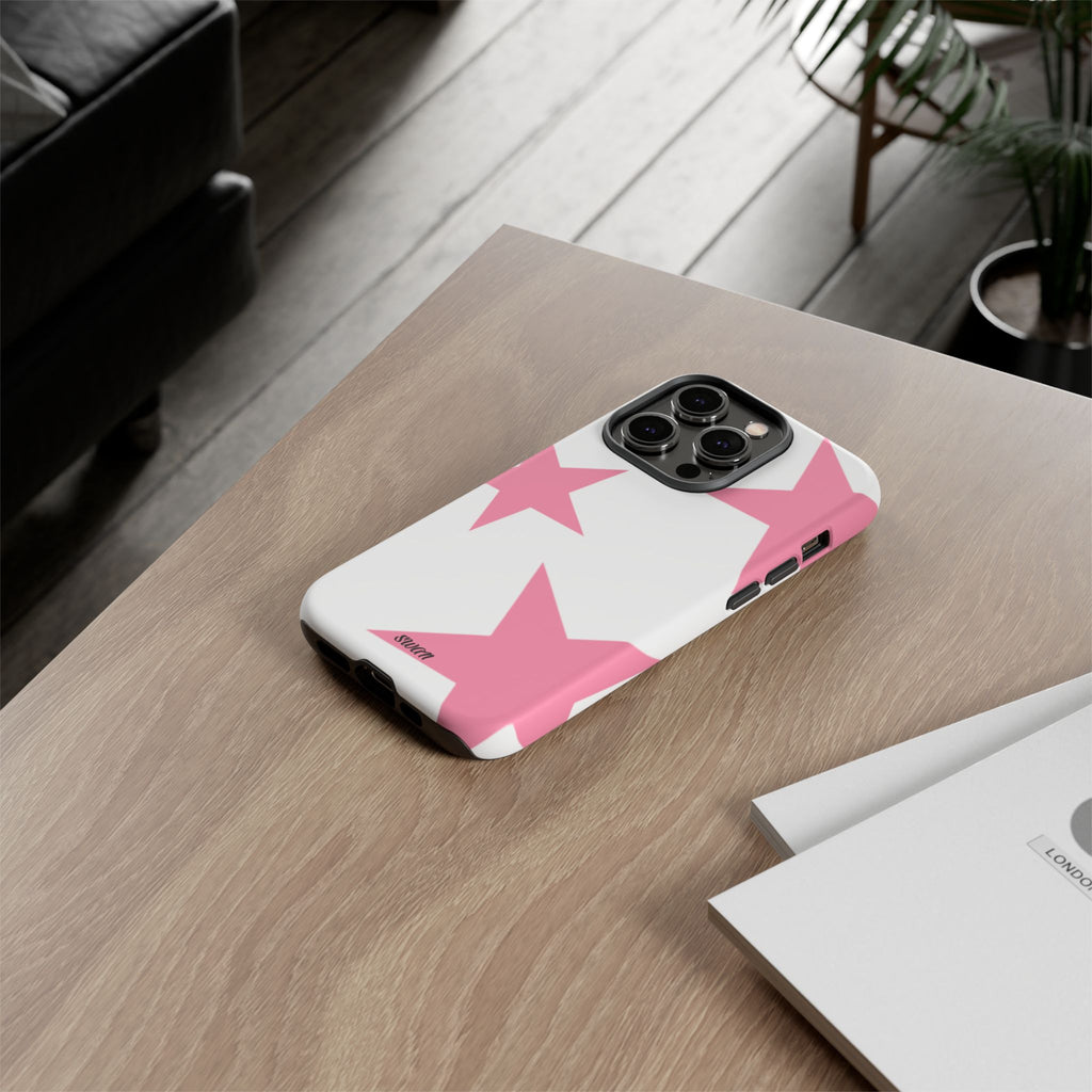 Star Bloom (Pink in White)