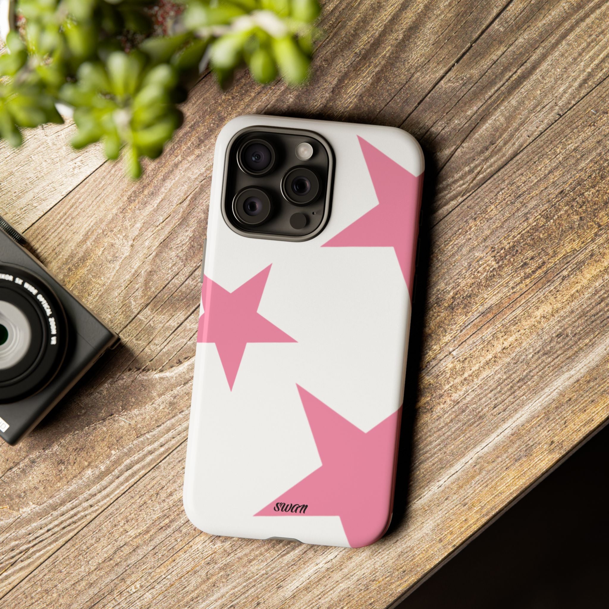 Star Bloom (Pink in White)