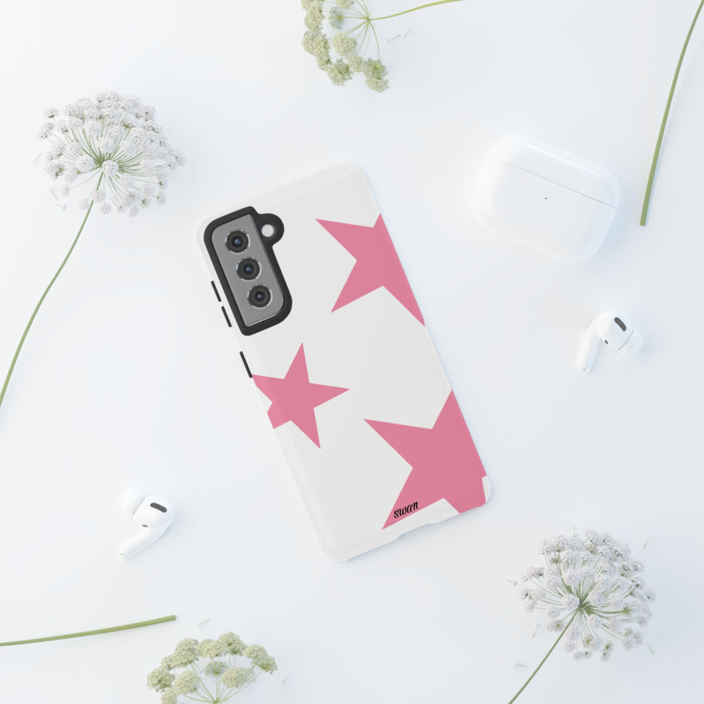 Star Bloom (Pink in White)