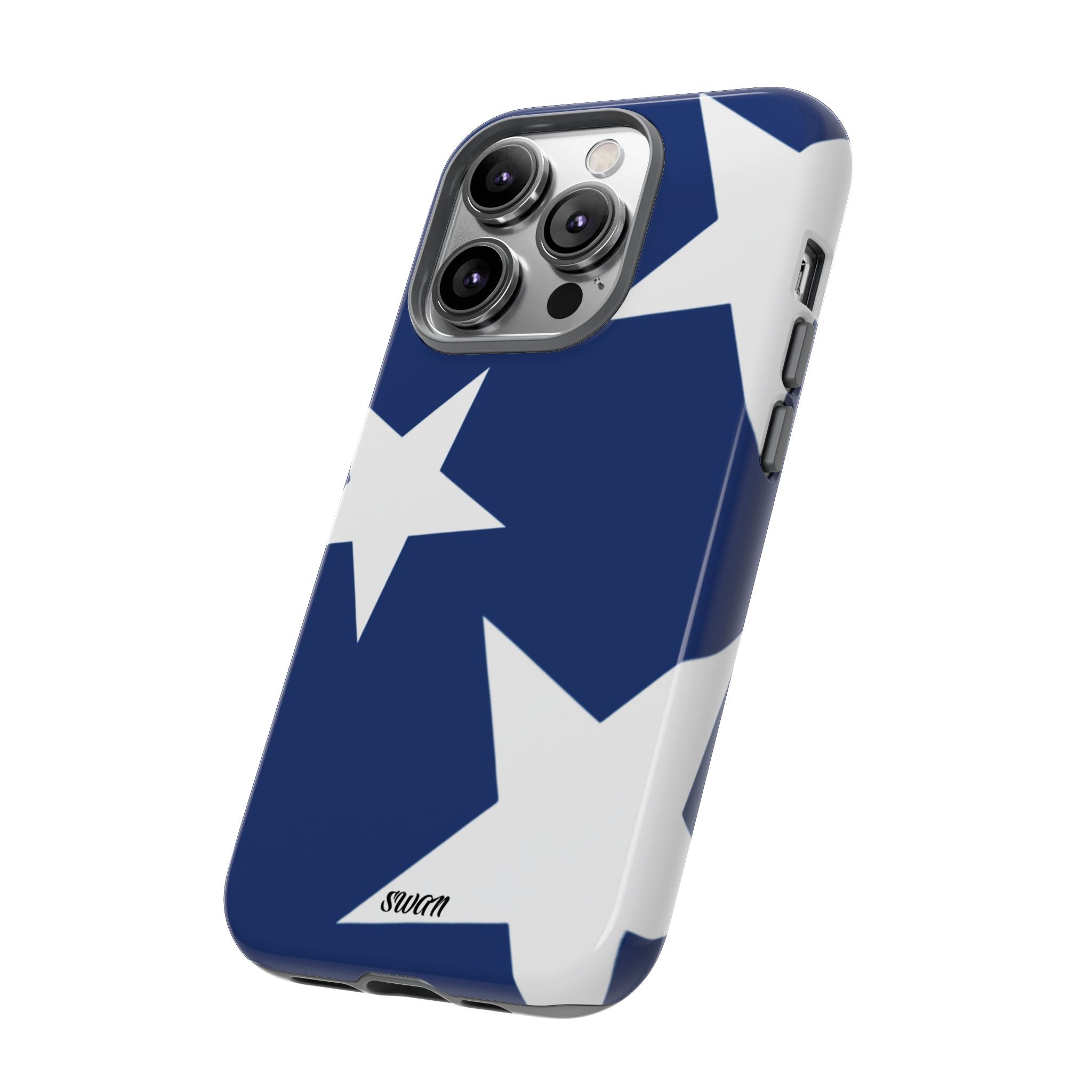 Star Bloom (White in Blue)