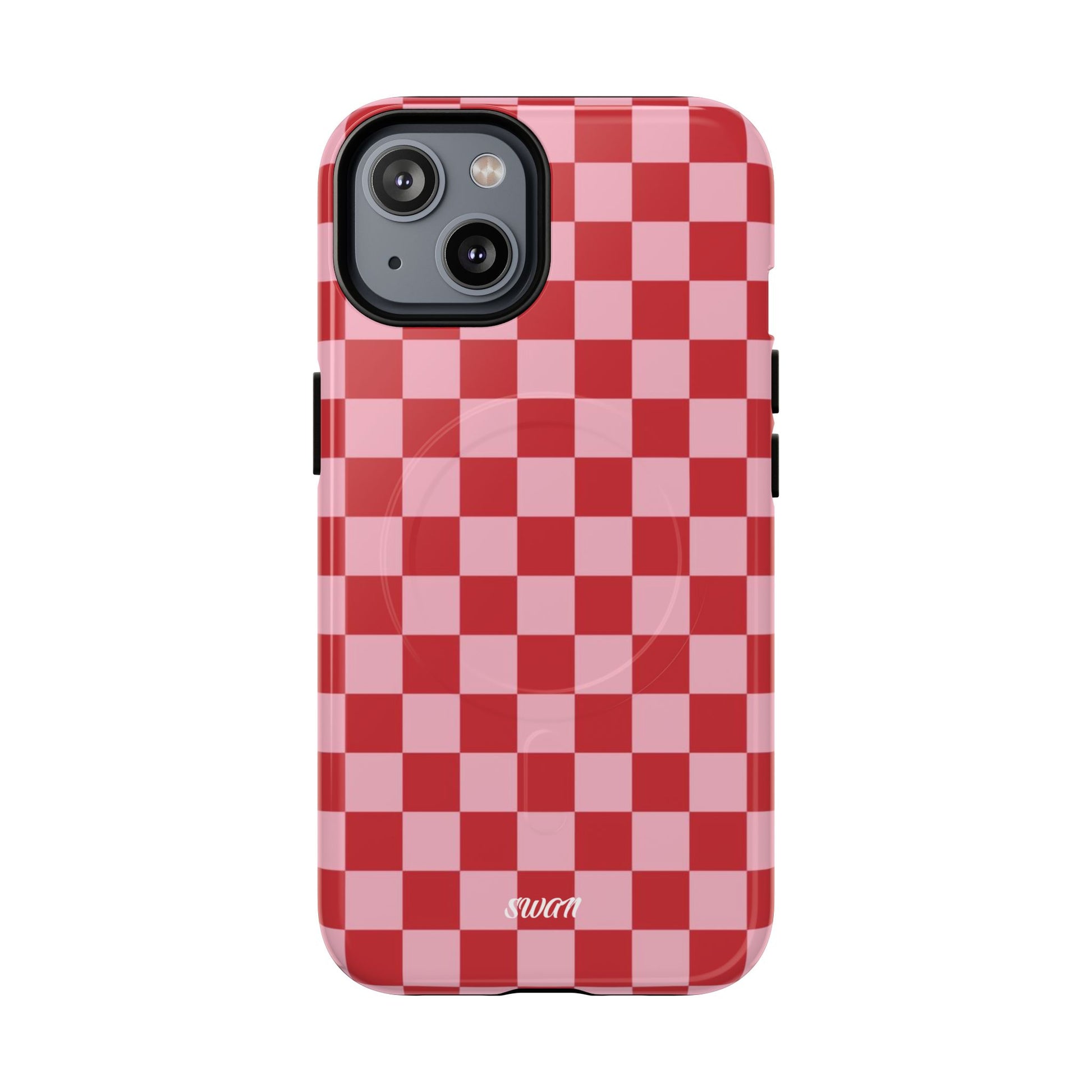 Red Checkerboard (Magsafe) - Swan