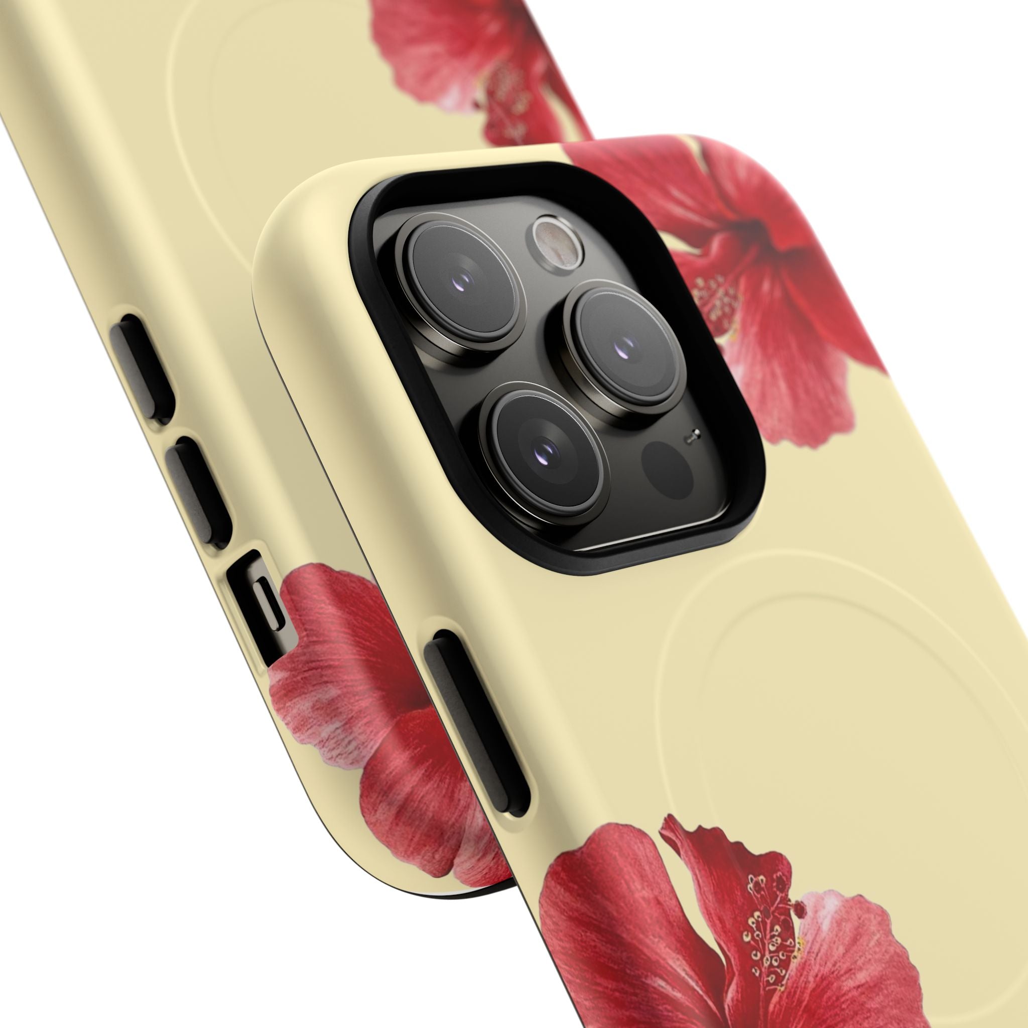 Hibiscus floral (Jaune tendre) (Magsafe)