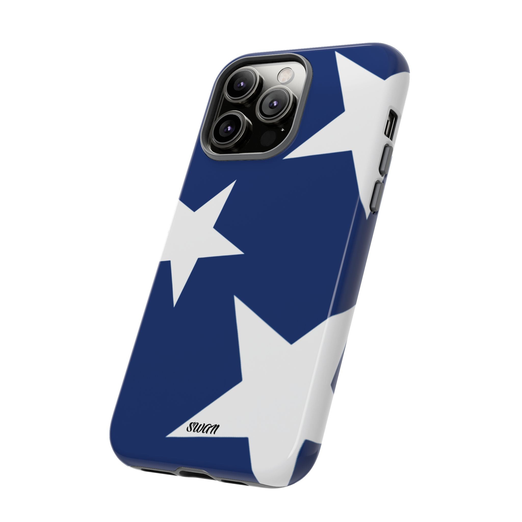 Star Bloom (White in Blue)