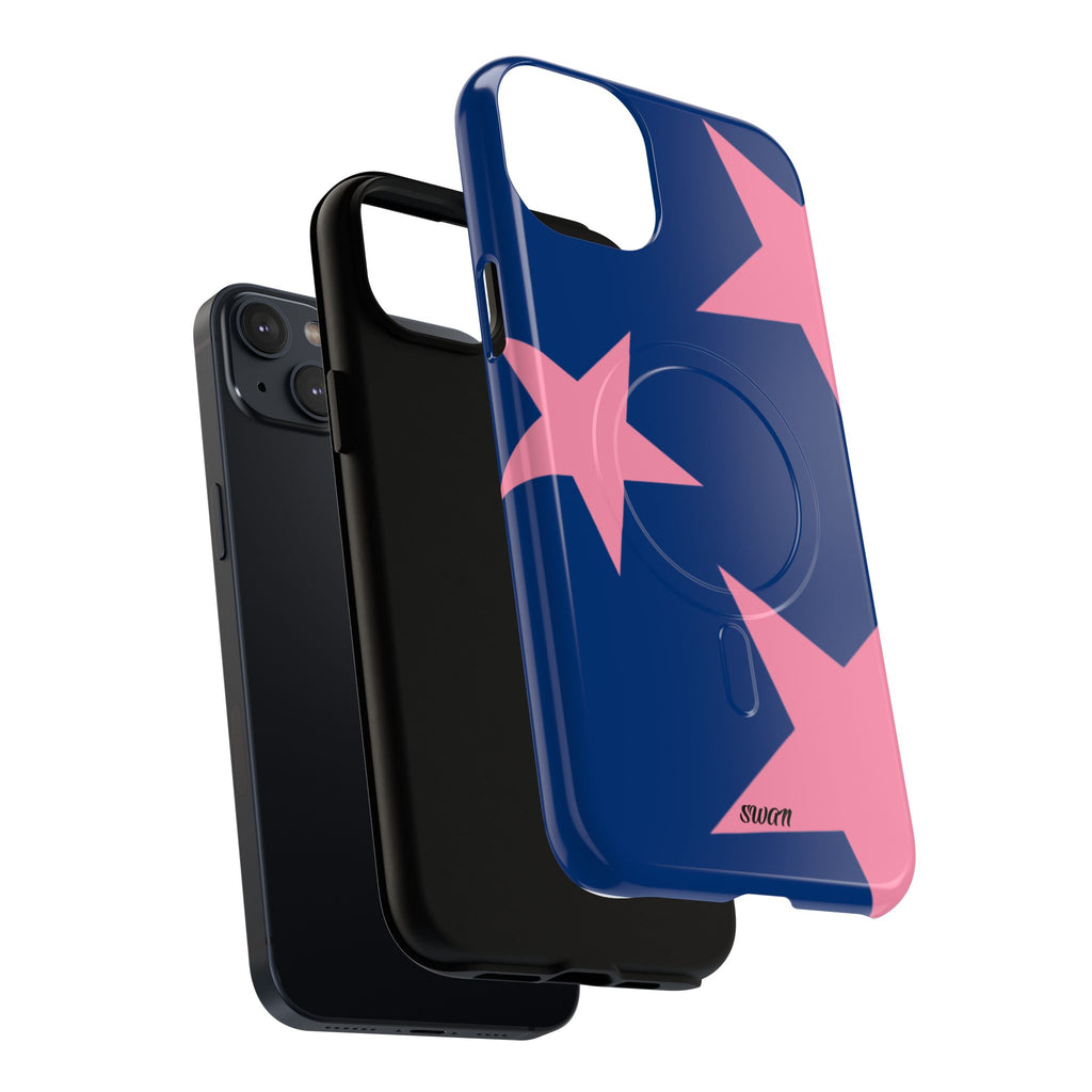 Star Bloom (Pink in Blue) (Magsafe)