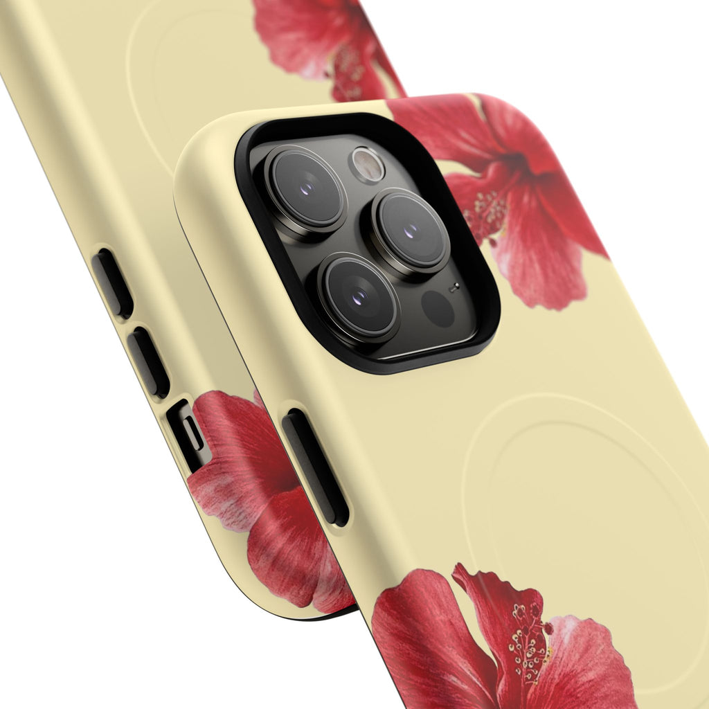 Hibiscus floral (Jaune tendre) (Magsafe)