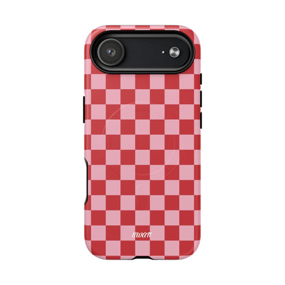 Red Checkerboard (Magsafe) - Swan