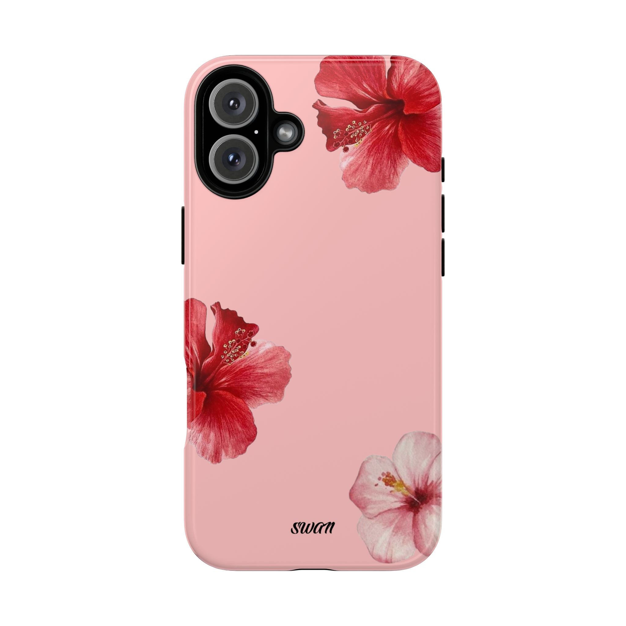 Blühender Hibiskus (Rosa)