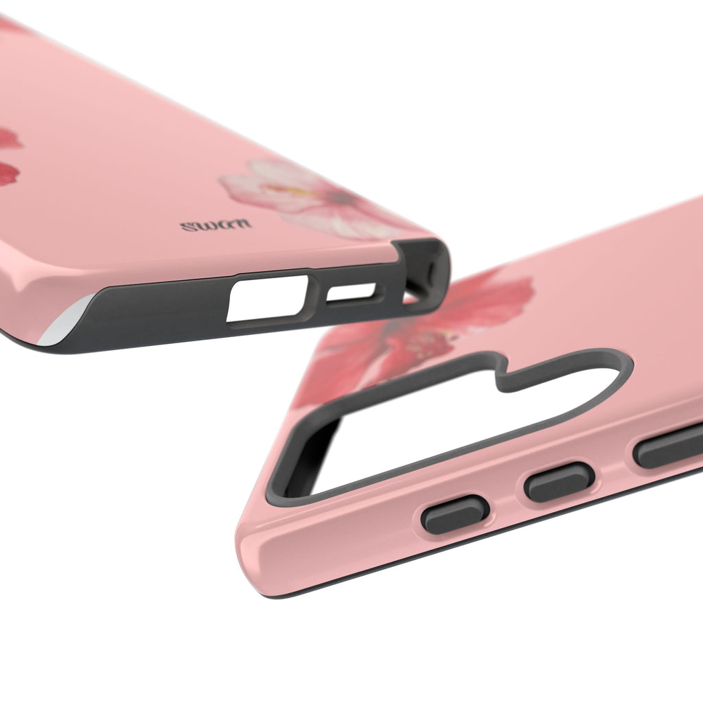 Blühender Hibiskus (Rosa)