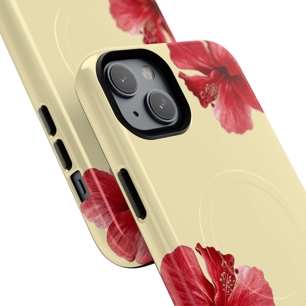Hibiscus floral (Jaune tendre) (Magsafe)