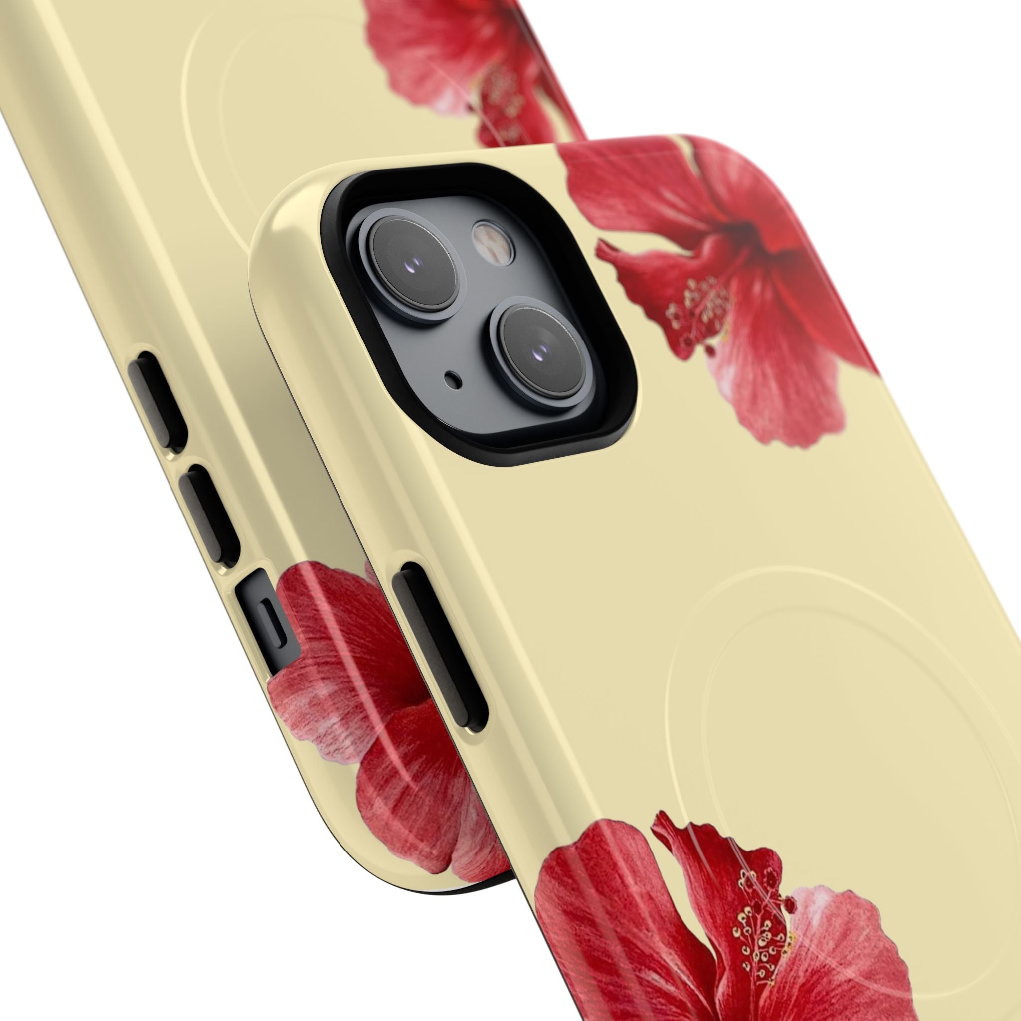 Hibiscus floral (Jaune tendre) (Magsafe)