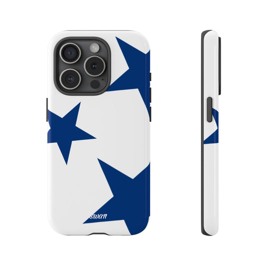 Star Bloom (Blue in White) - Swan