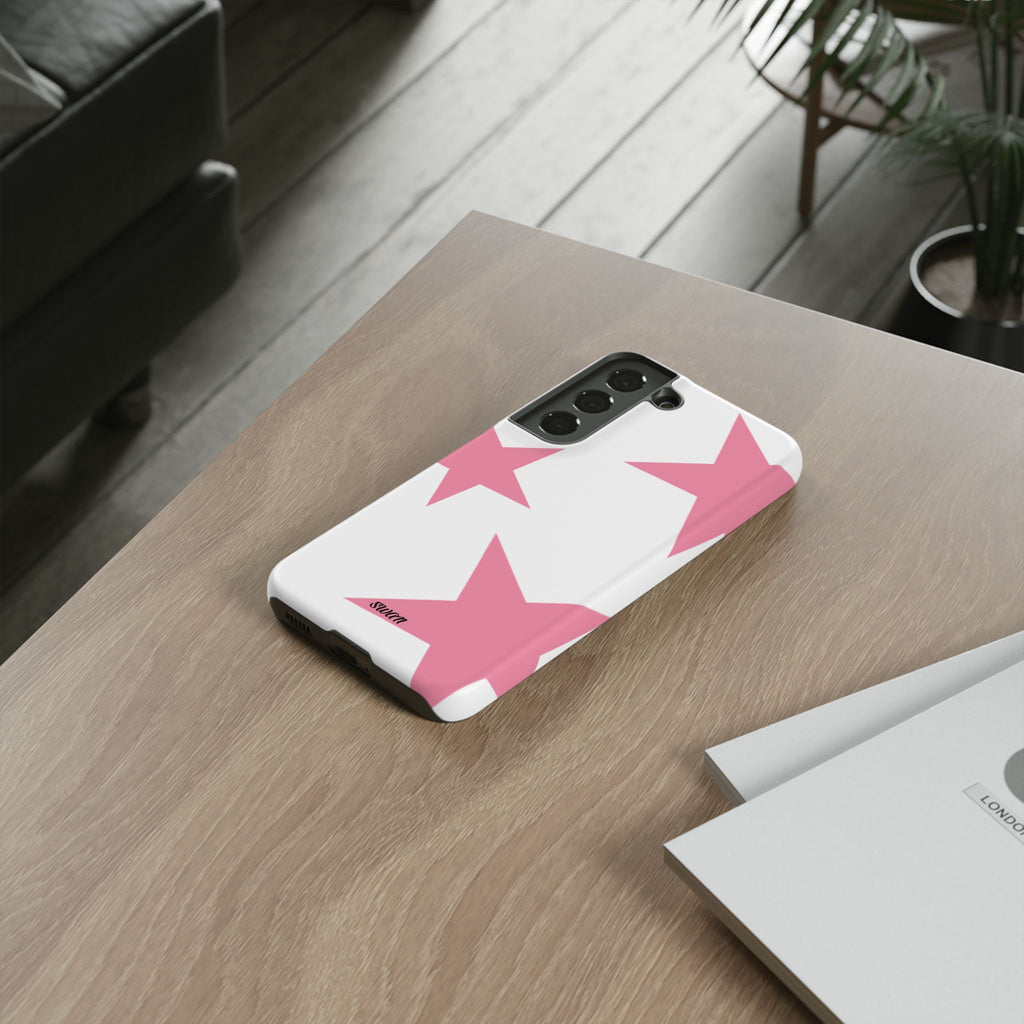 Star Bloom (Pink in White)