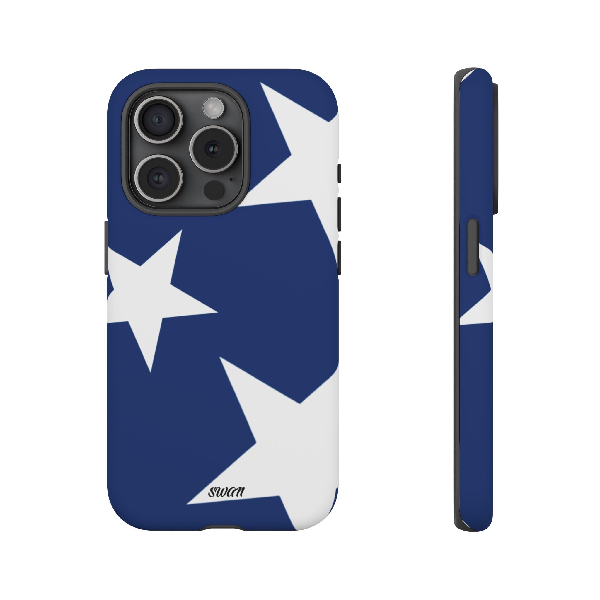 Star Bloom (White in Blue)