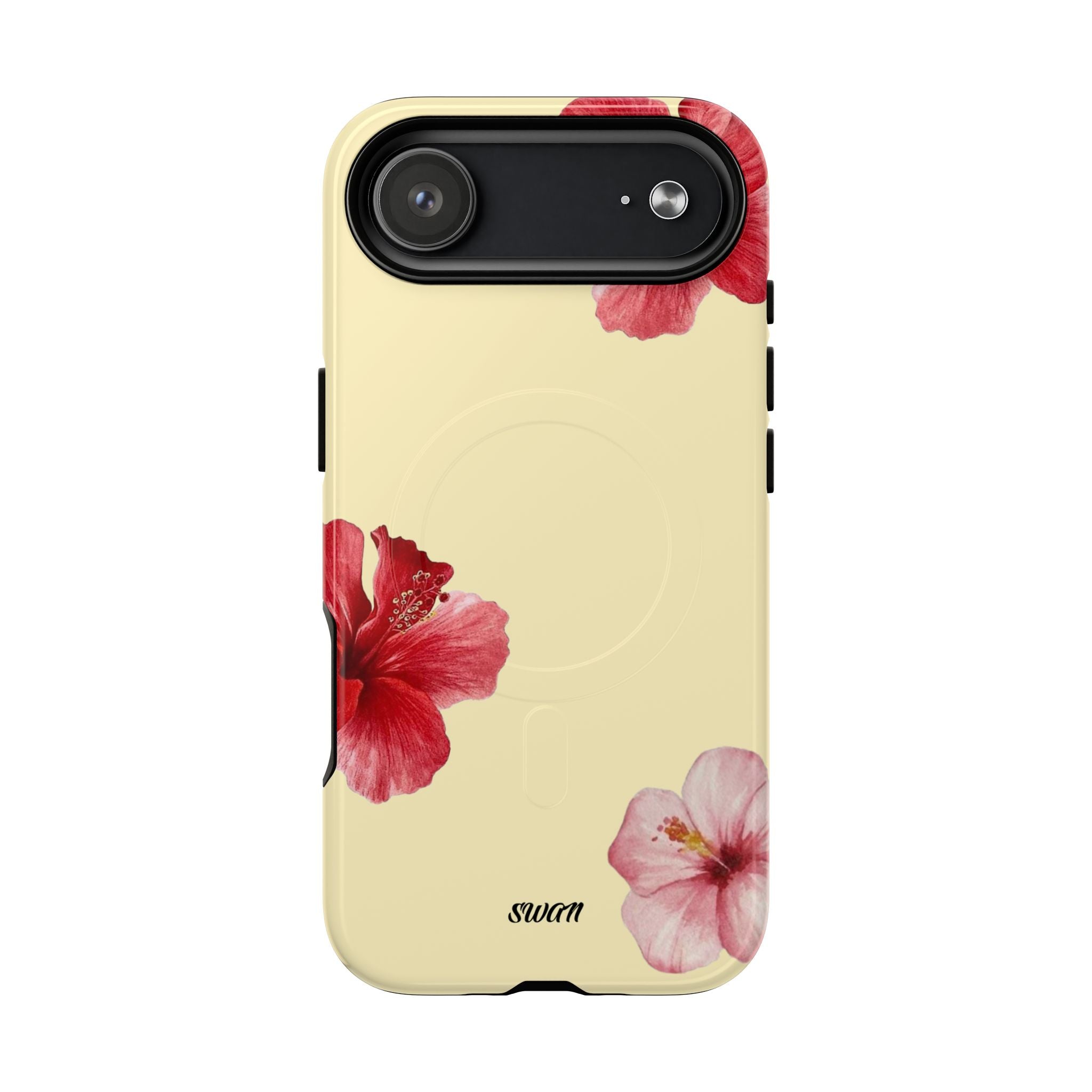 Hibiscus floral (Jaune tendre) (Magsafe)