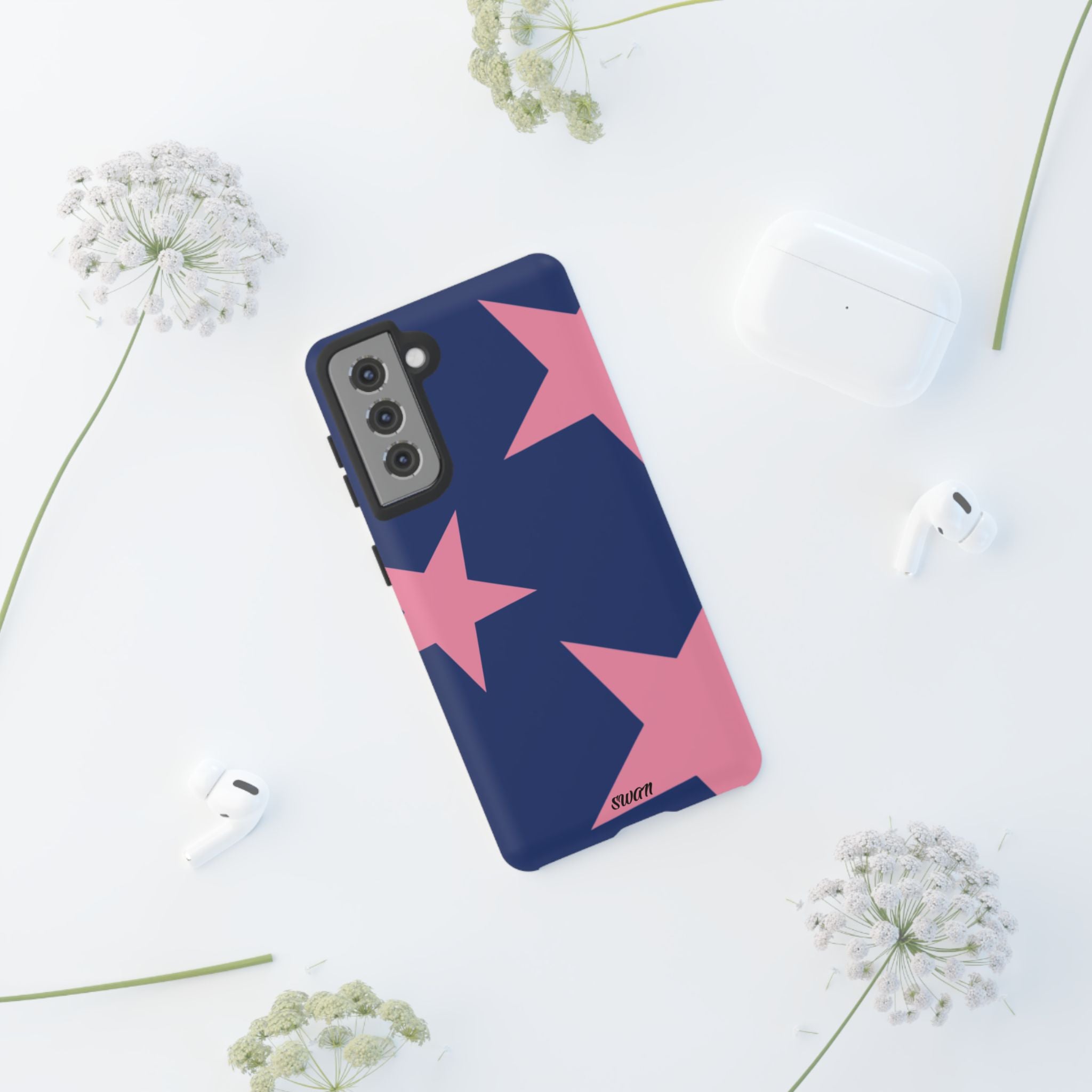 Sternenblüte (Rosa in Blau)