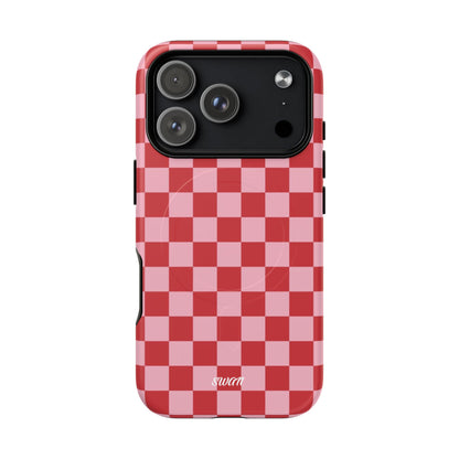 Red Checkerboard (Magsafe) - Swan