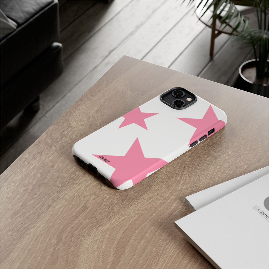 Star Bloom (Pink in White)