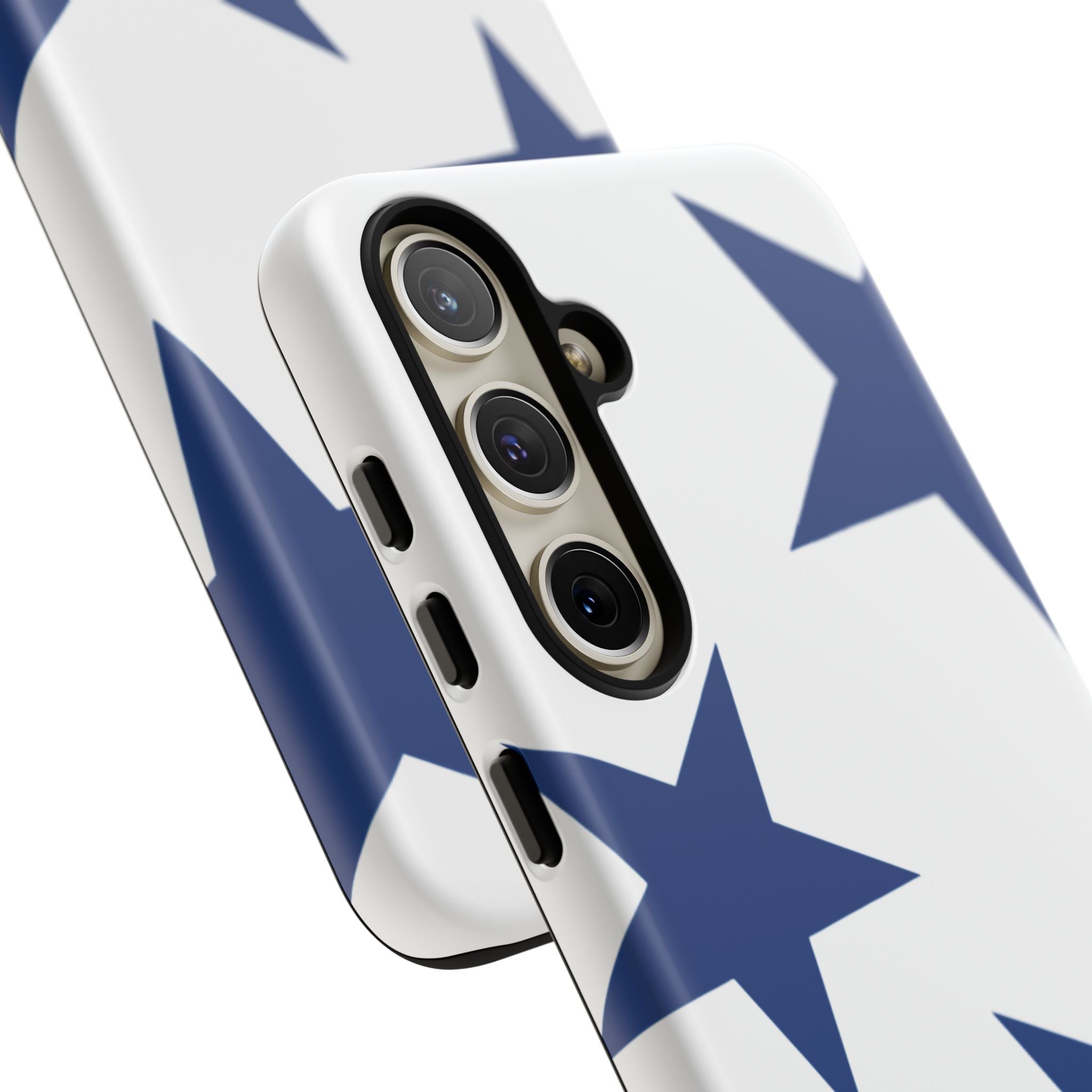 Sternenblüte (Blau in Weiß)