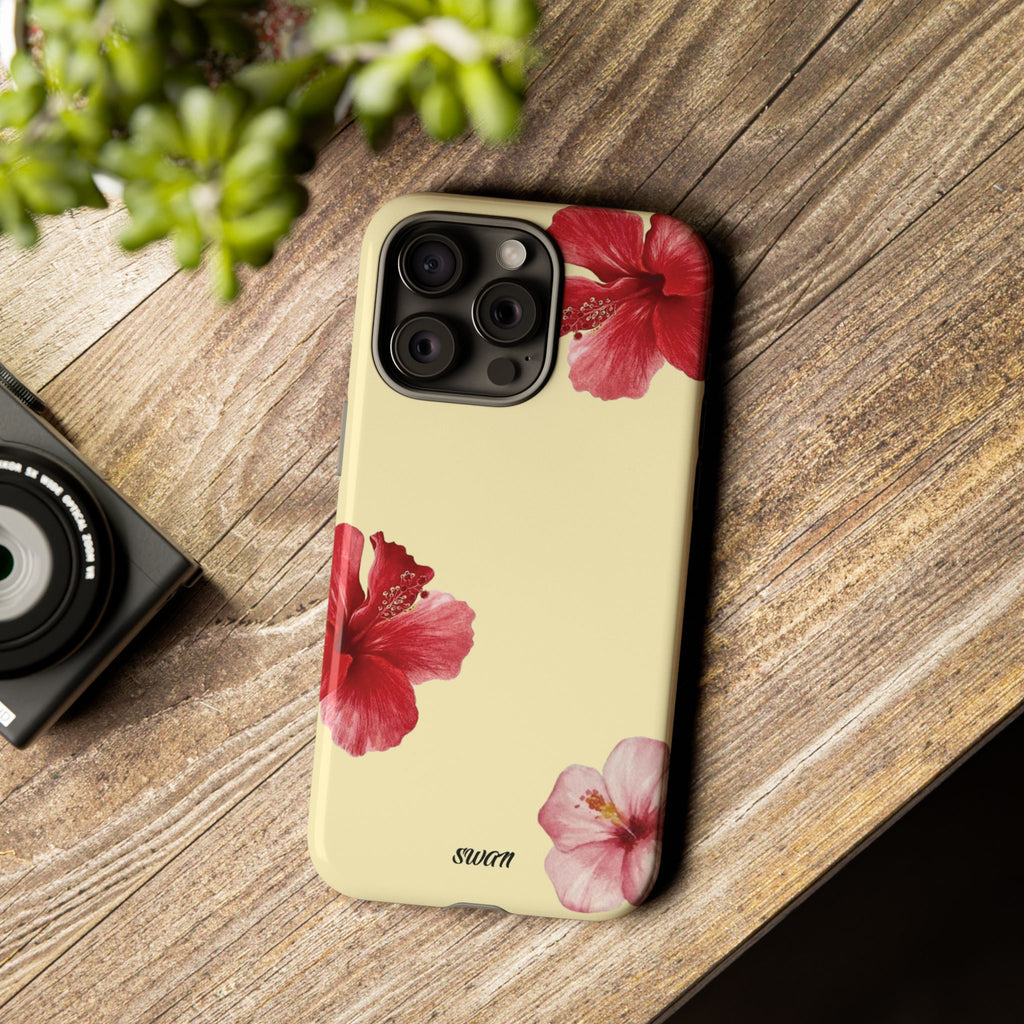 Blumiger Hibiskus (Zartgelb)