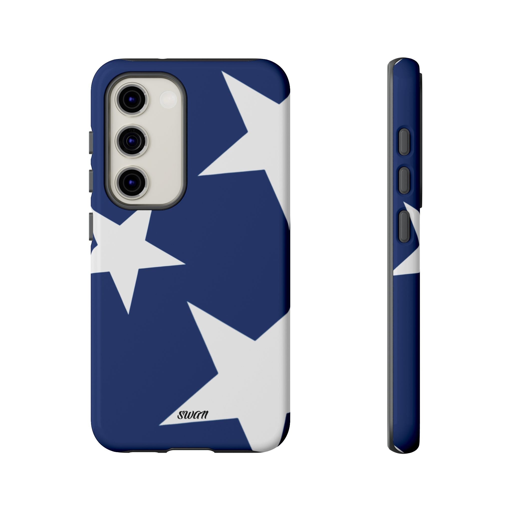 Star Bloom (White in Blue)