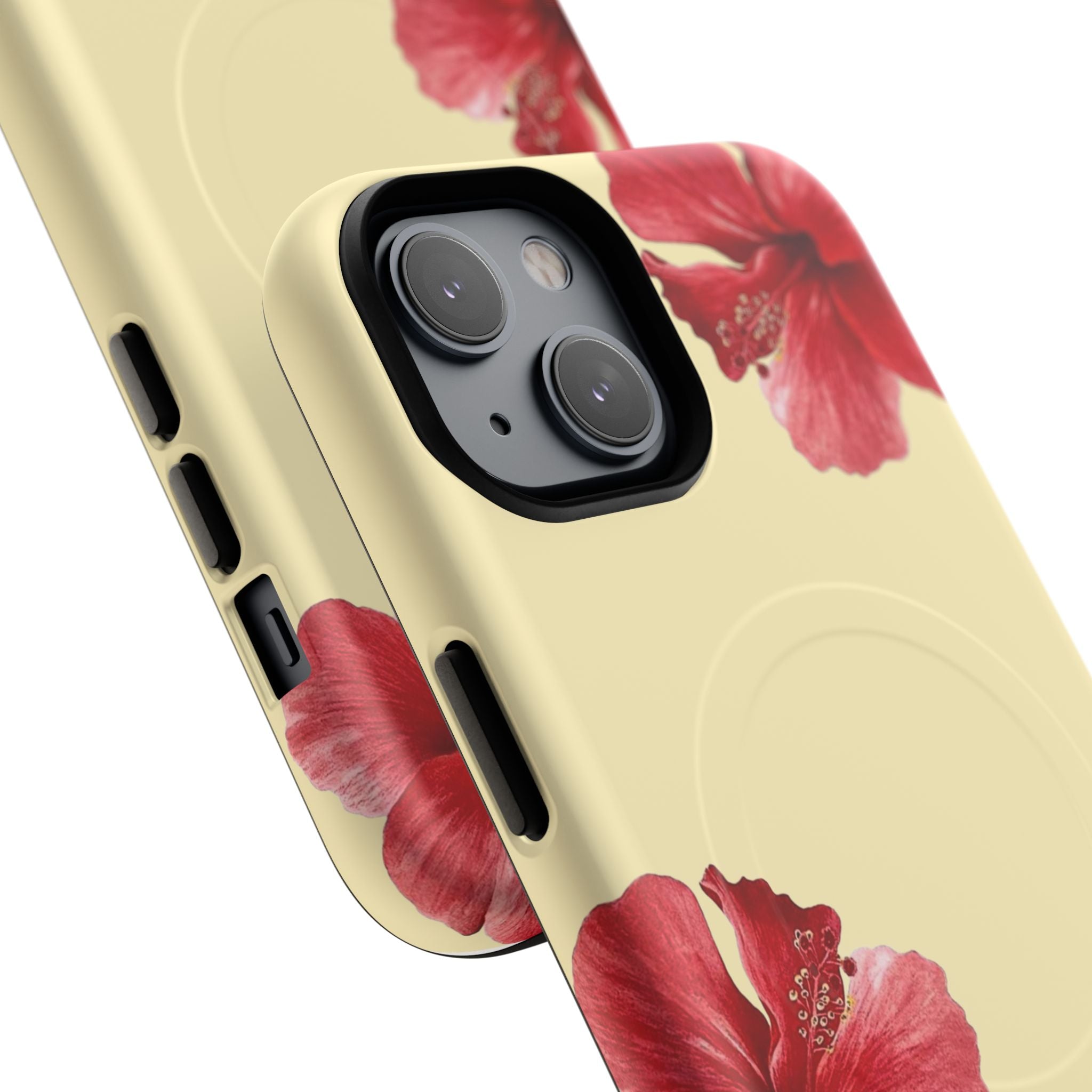 Hibiscus floral (Jaune tendre) (Magsafe)