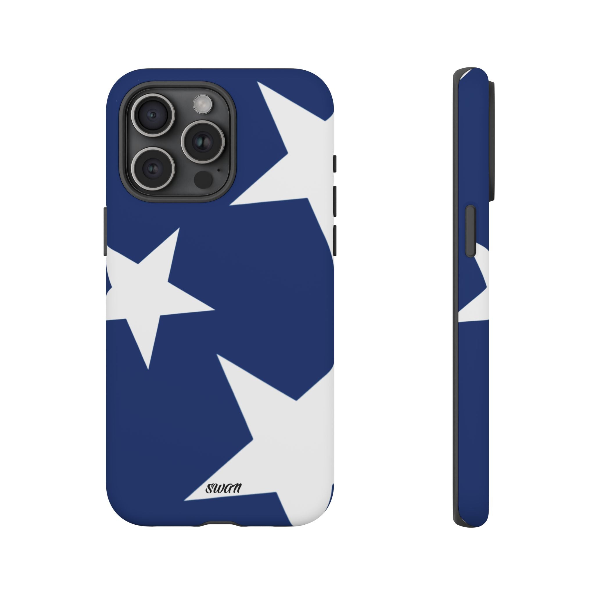 Star Bloom (White in Blue)