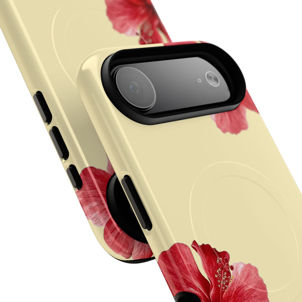 Hibiscus floral (Jaune tendre) (Magsafe)