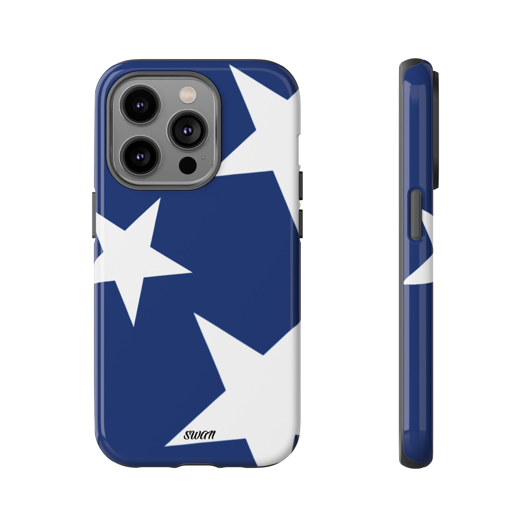 Star Bloom (White in Blue)