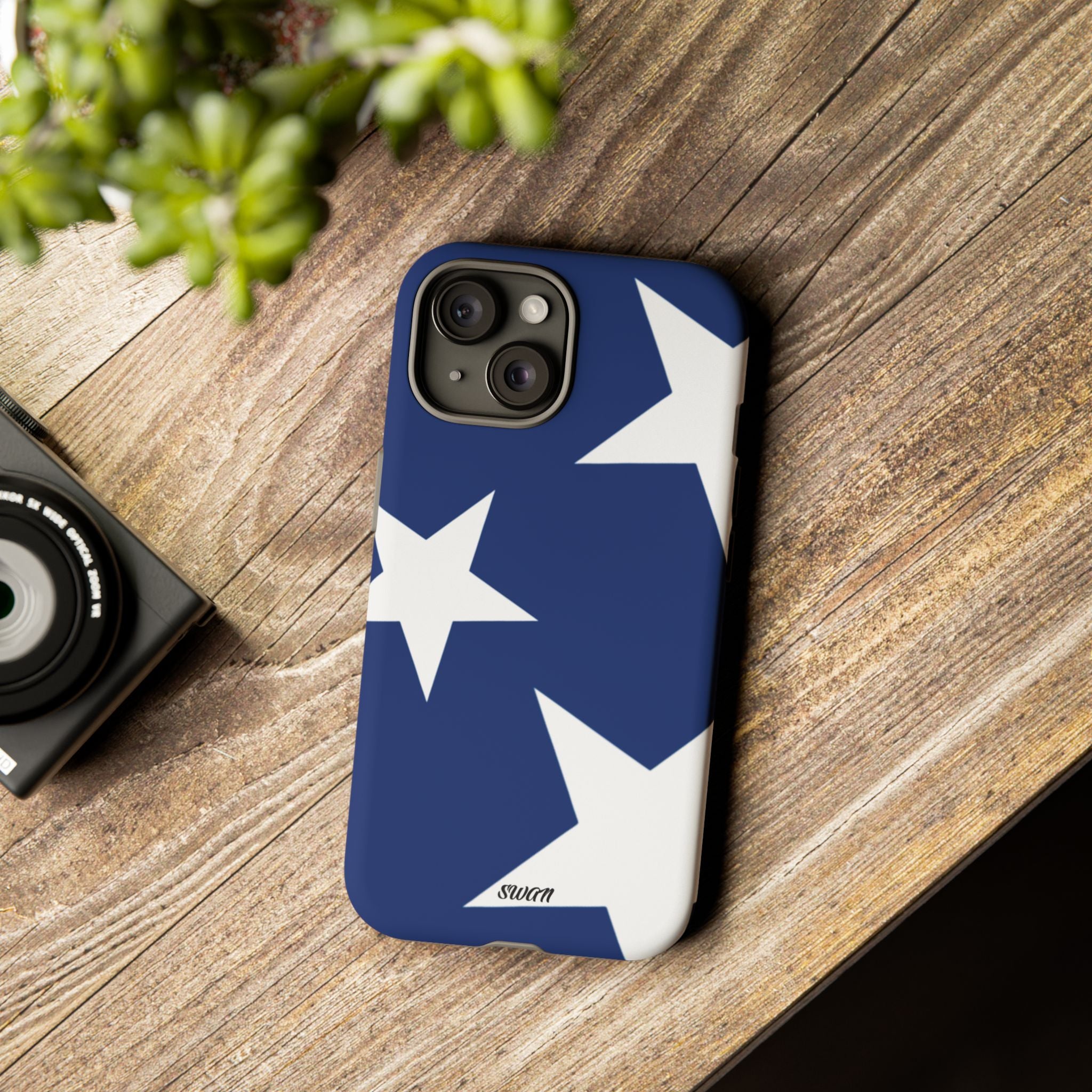 Star Bloom (White in Blue)