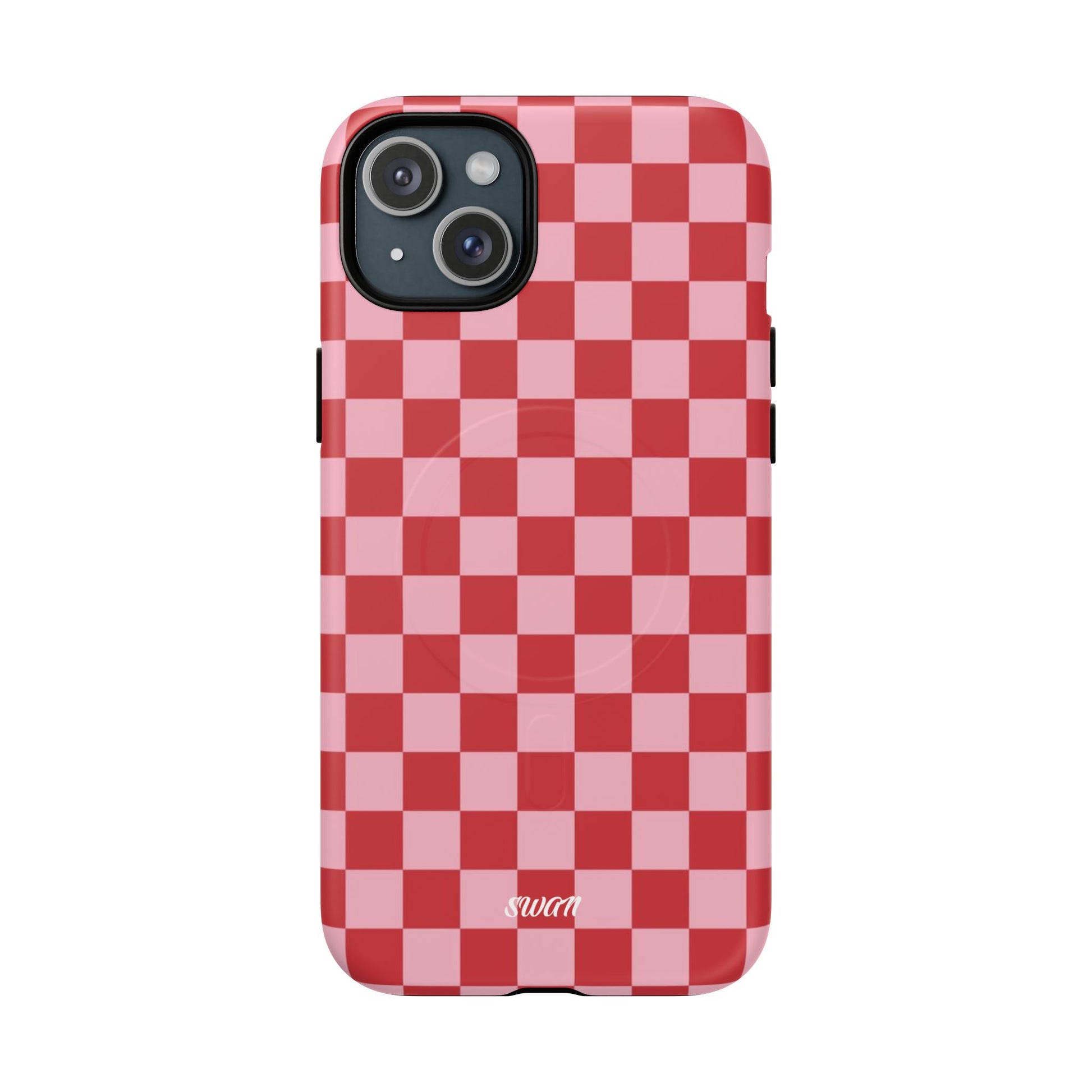 Red Checkerboard (Magsafe) - Swan