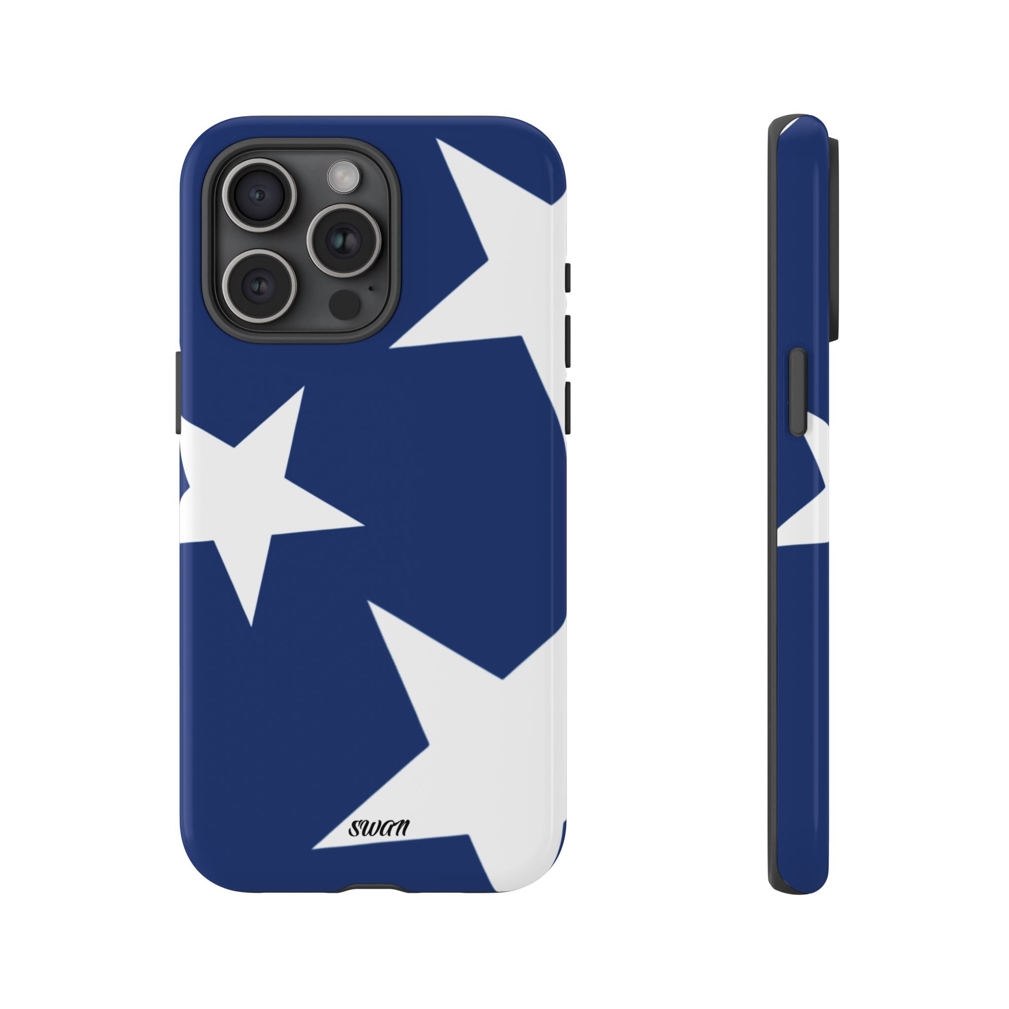 Star Bloom (White in Blue)