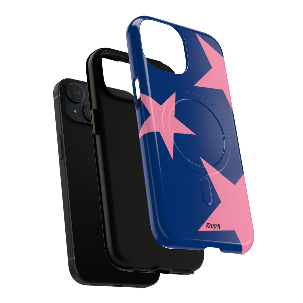Star Bloom (Pink in Blue) (Magsafe)