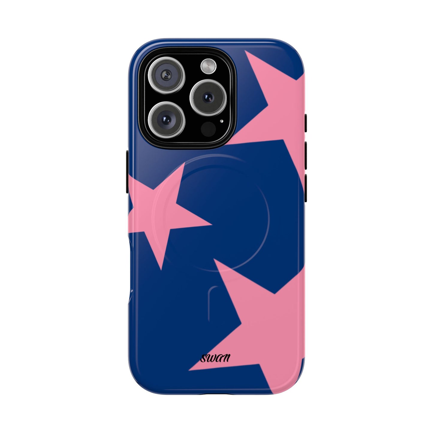 Star Bloom (Pink in Blue) (Magsafe) - Swan