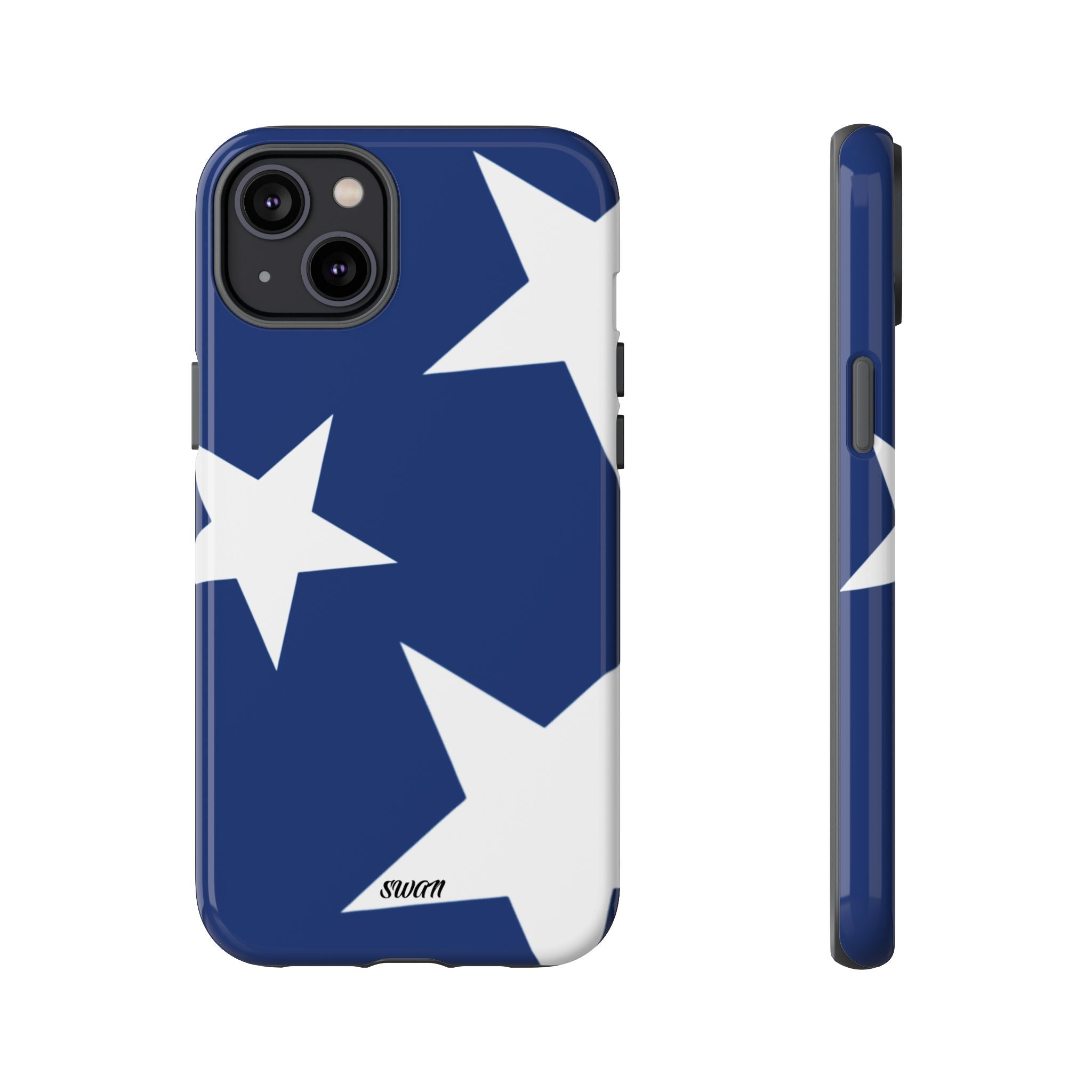 Star Bloom (White in Blue)