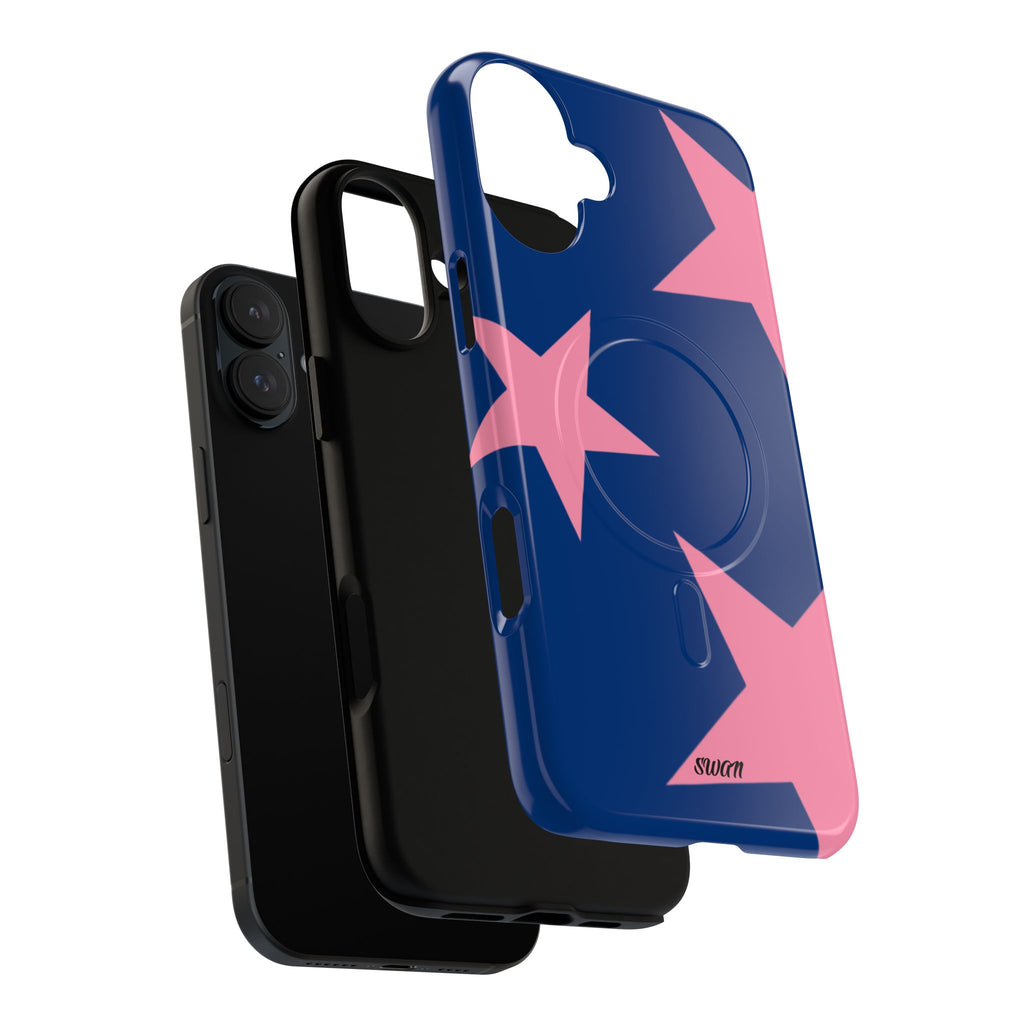 Star Bloom (Pink in Blue) (Magsafe)