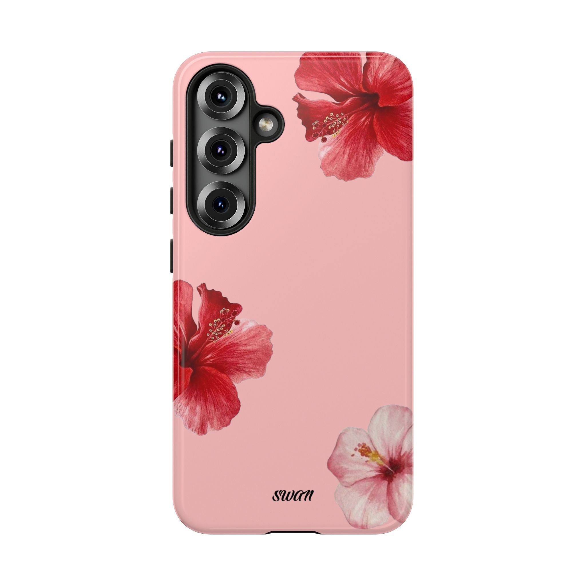 Blühender Hibiskus (Rosa)