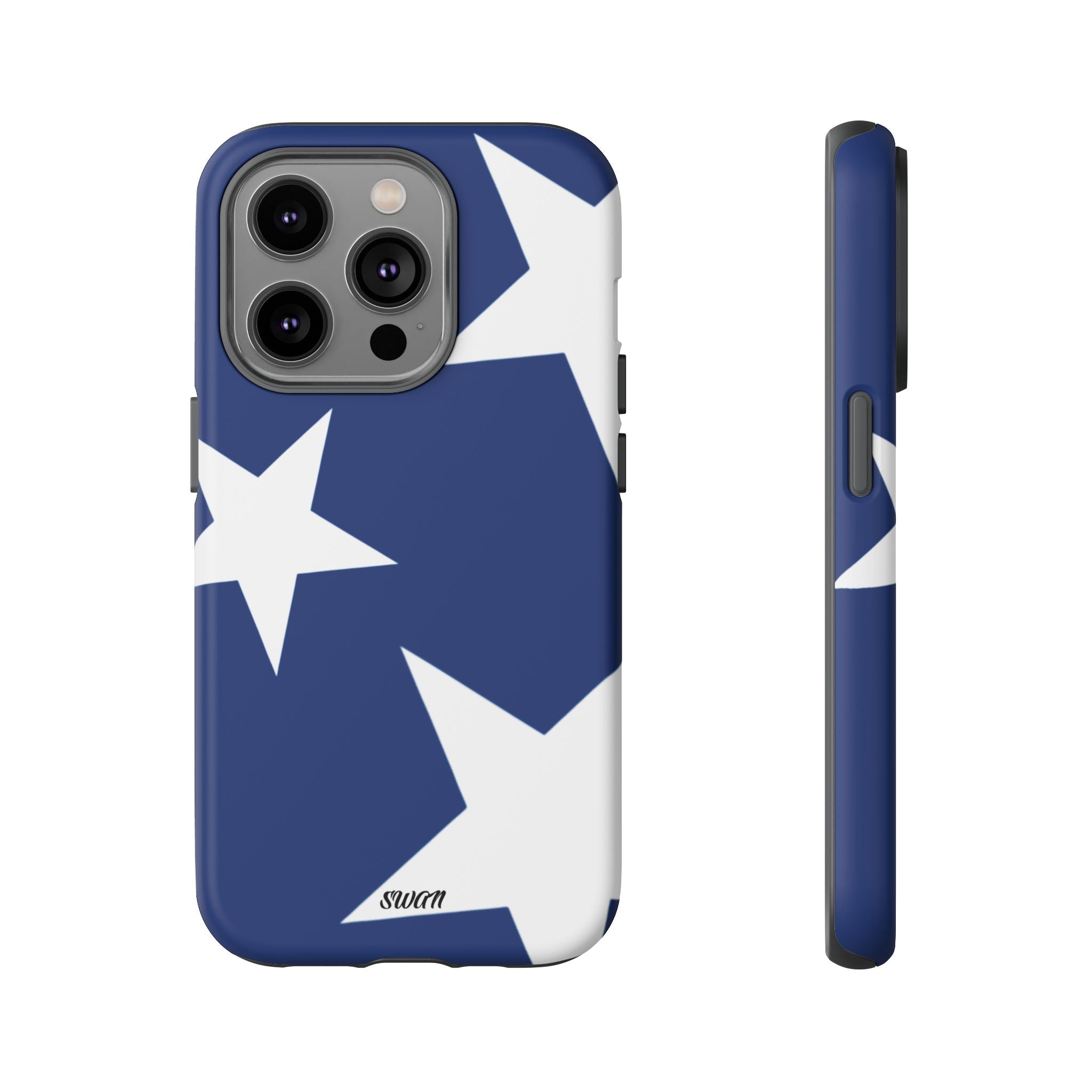 Star Bloom (White in Blue)