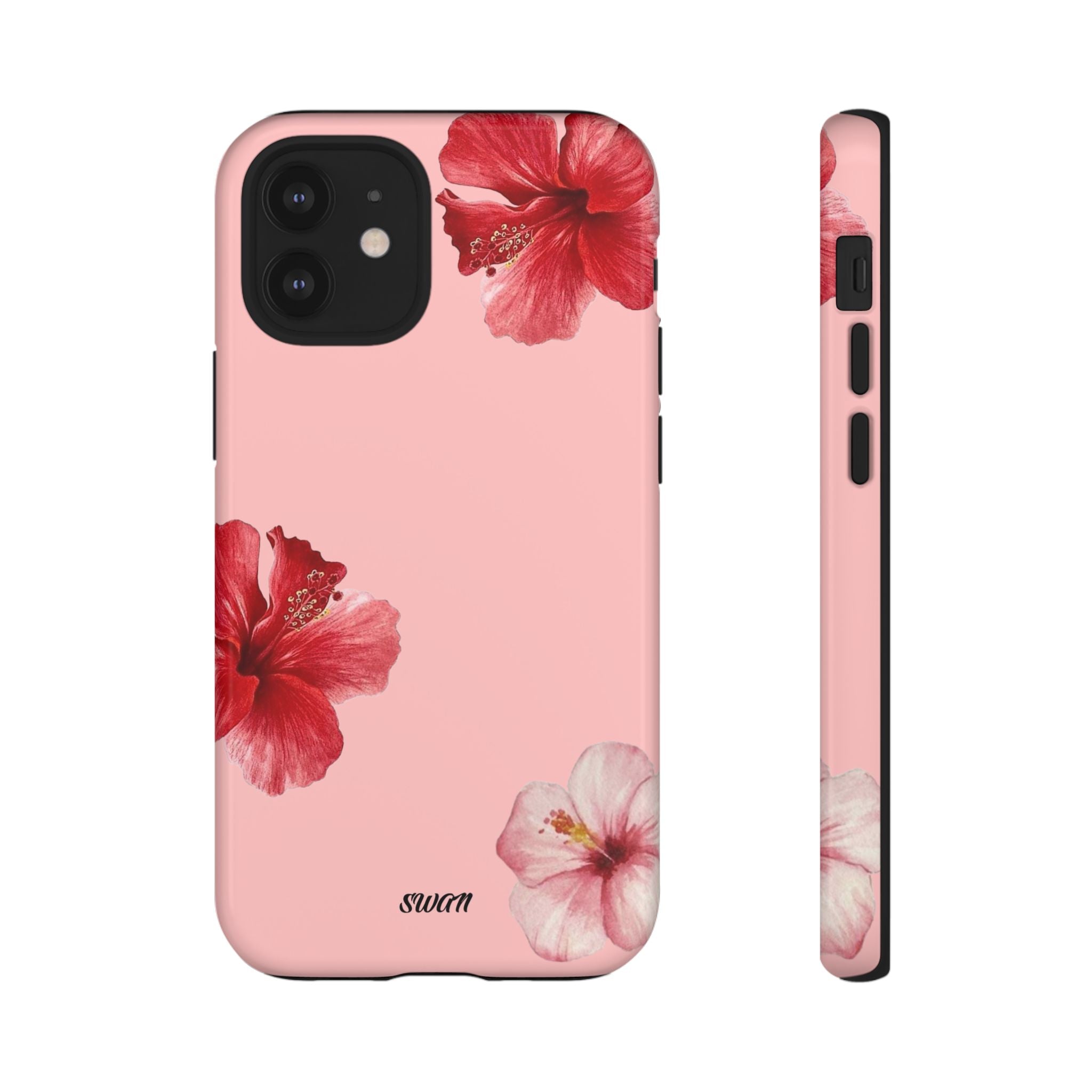 Blühender Hibiskus (Rosa)