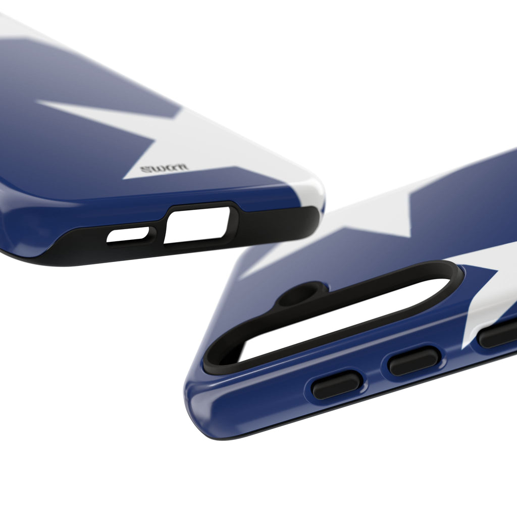 Star Bloom (White in Blue)