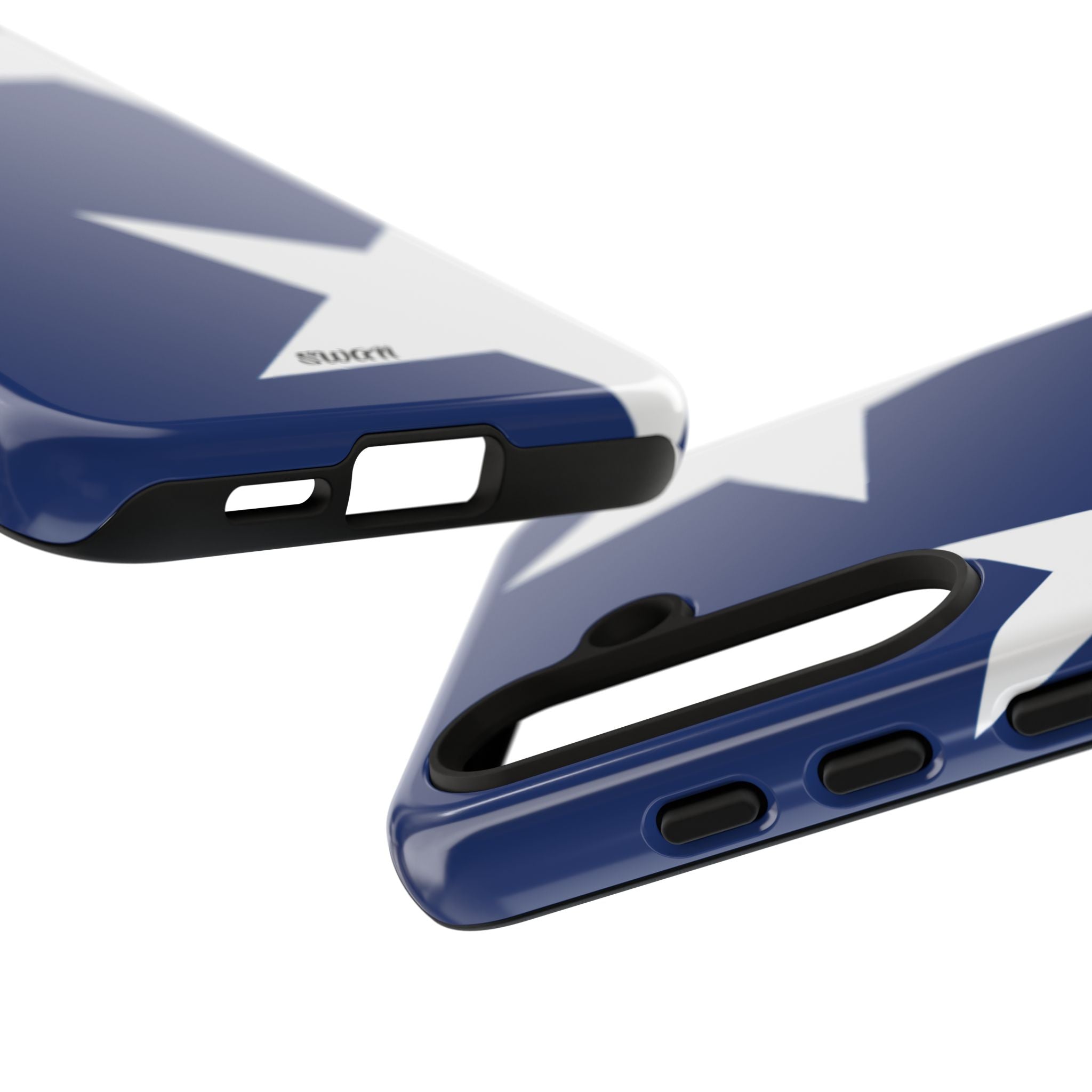 Star Bloom (White in Blue)