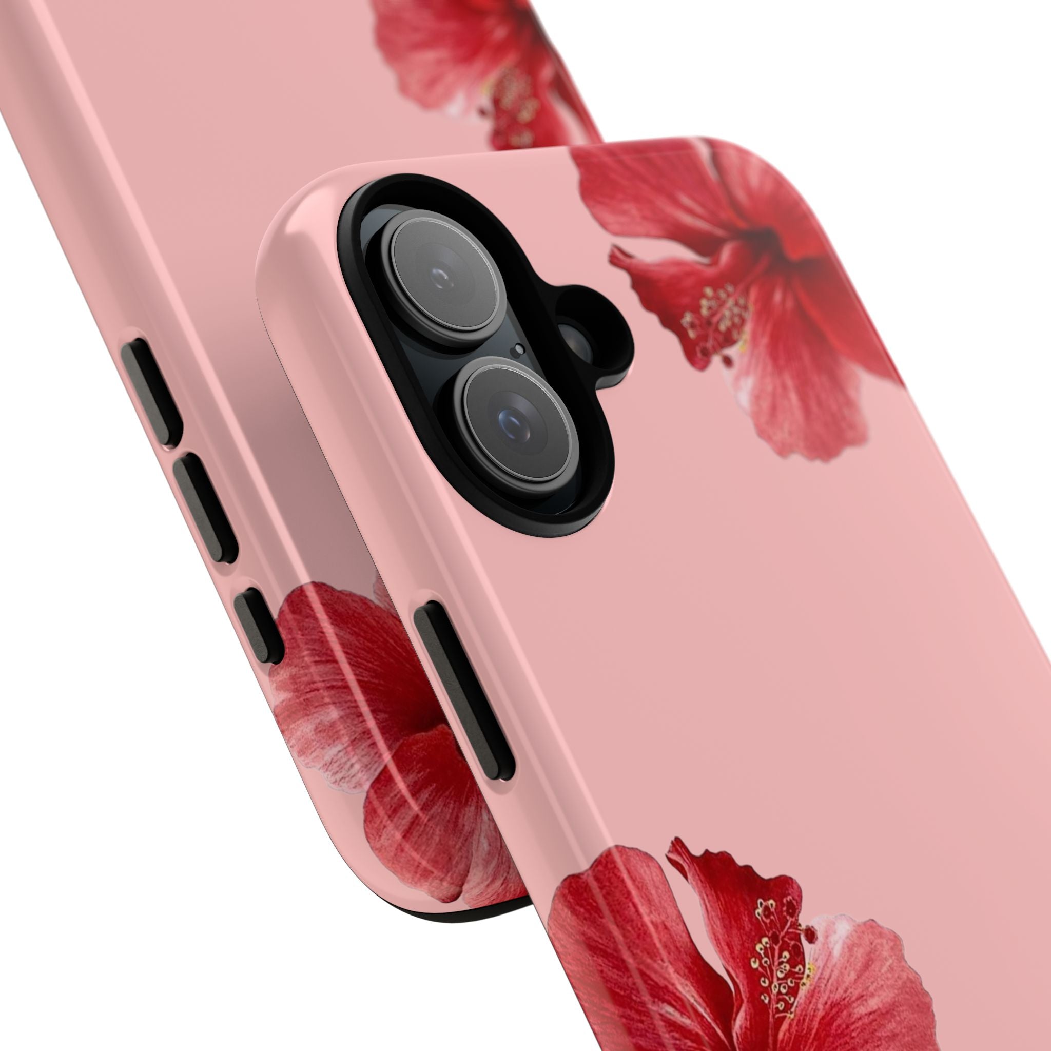 Blühender Hibiskus (Rosa)