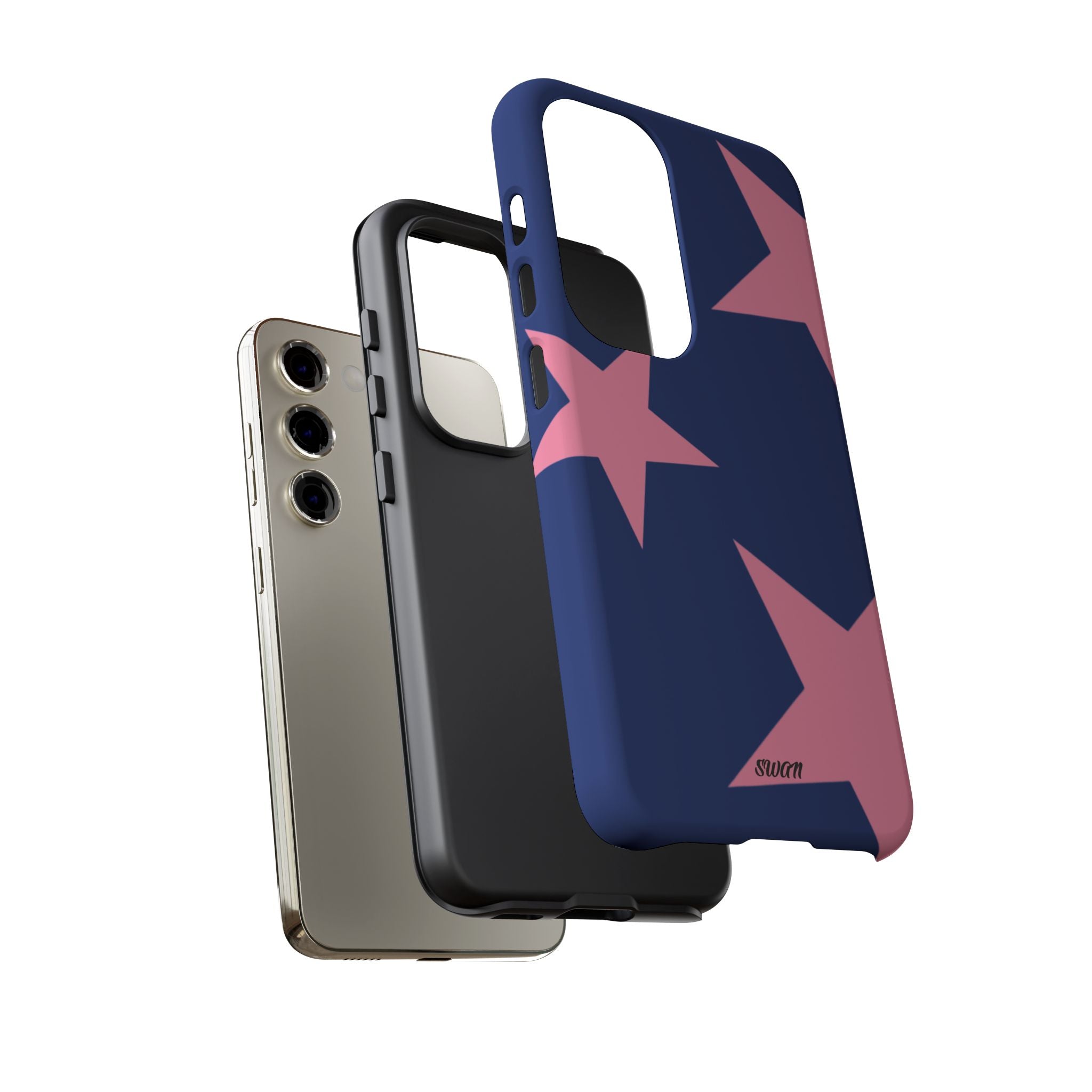 Sternenblüte (Rosa in Blau)